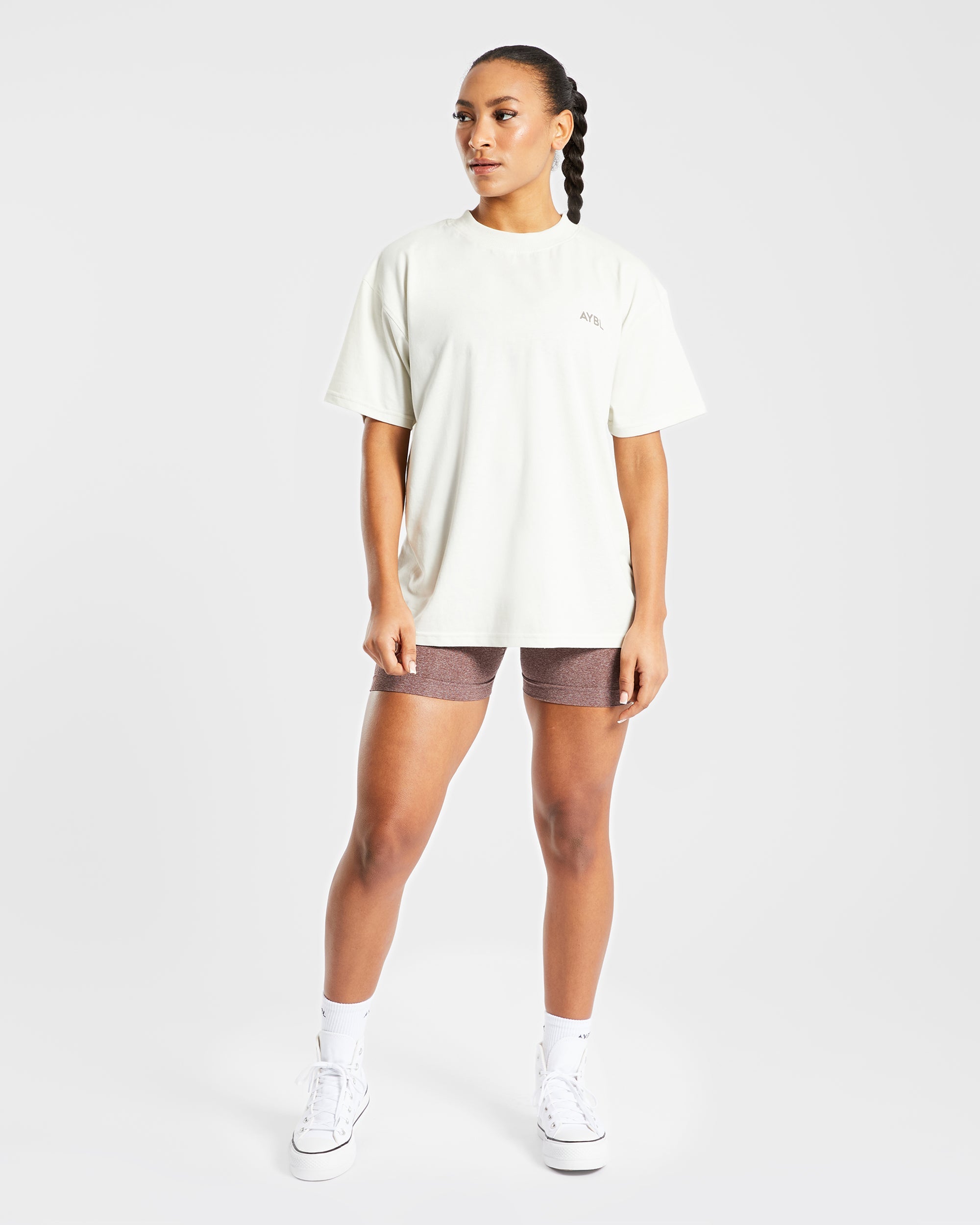 AYBL Club Oversized T Shirt - Off White