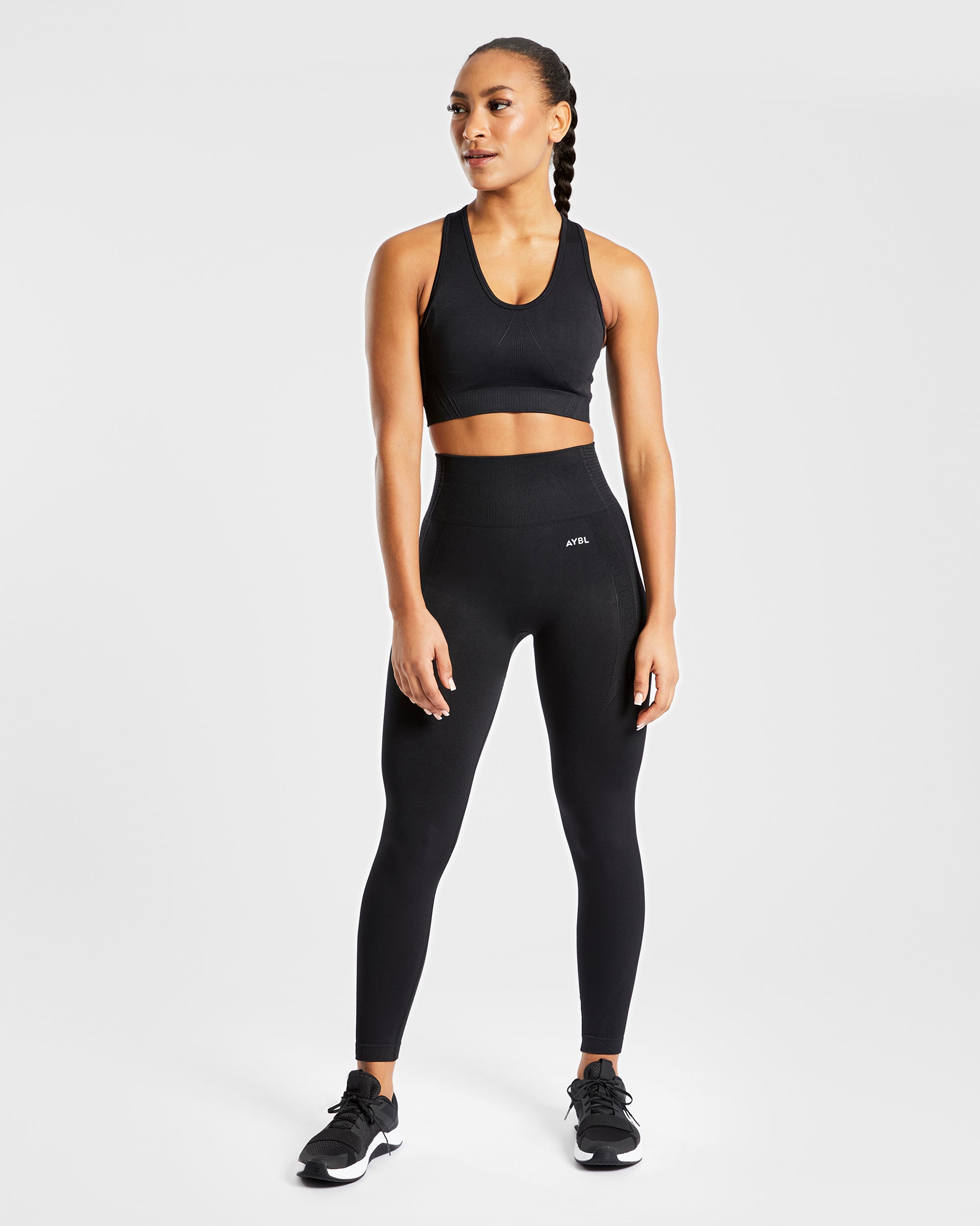 Balance V2 Nahtlose Leggings – Schwarz