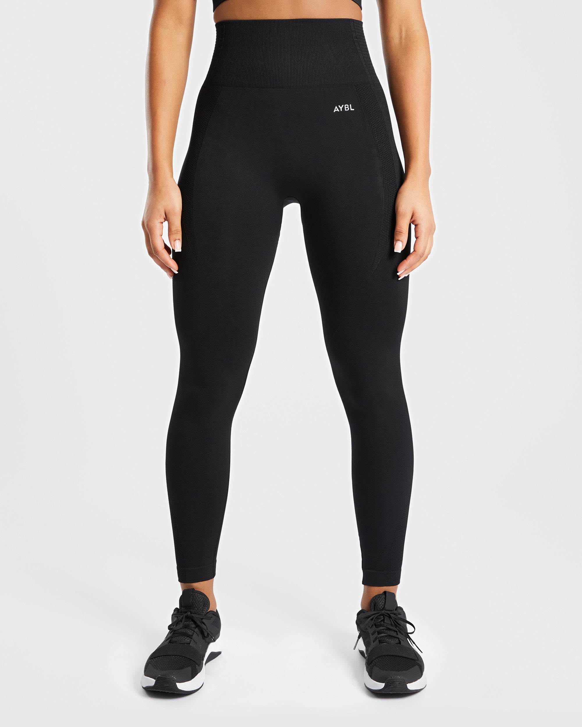 Balance V2 Nahtlose Leggings – Schwarz