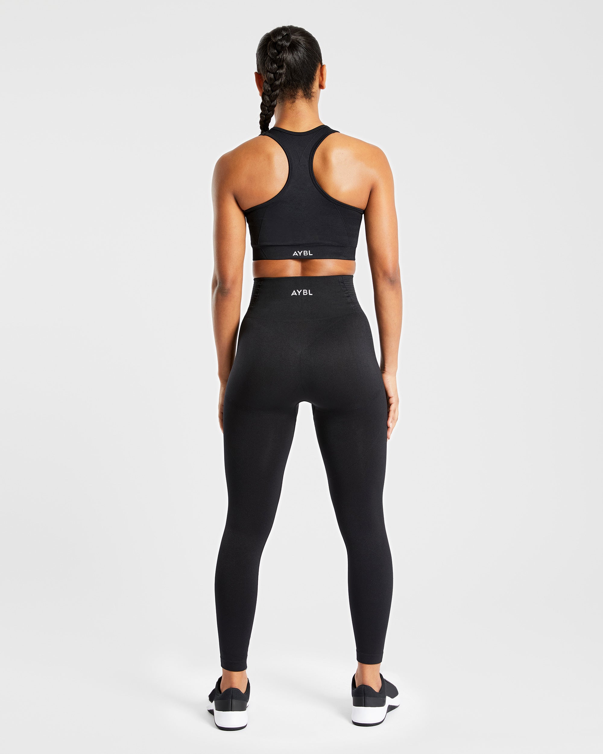 Balance V2 Nahtlose Leggings – Schwarz