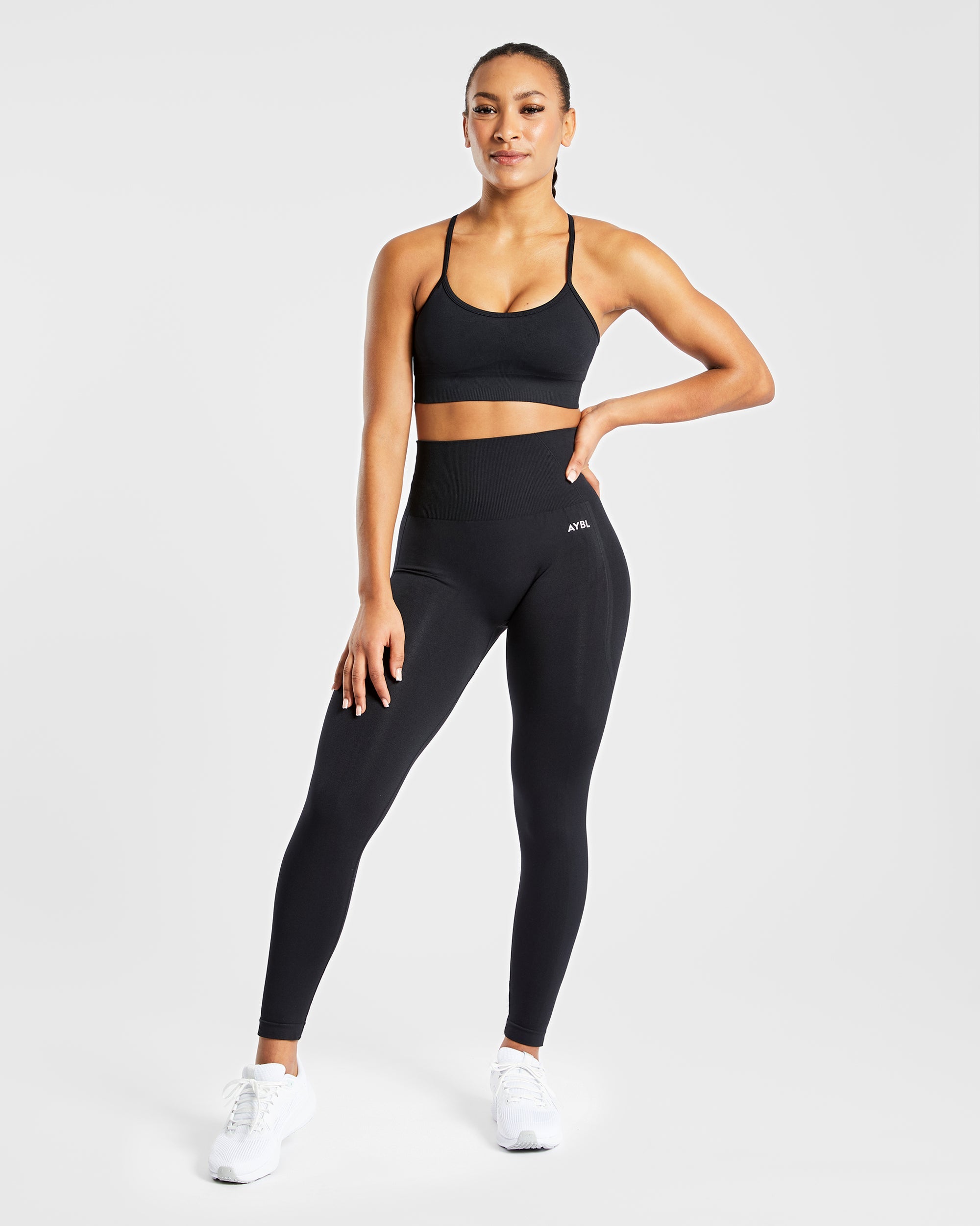 Legging sans couture Empower - Noir