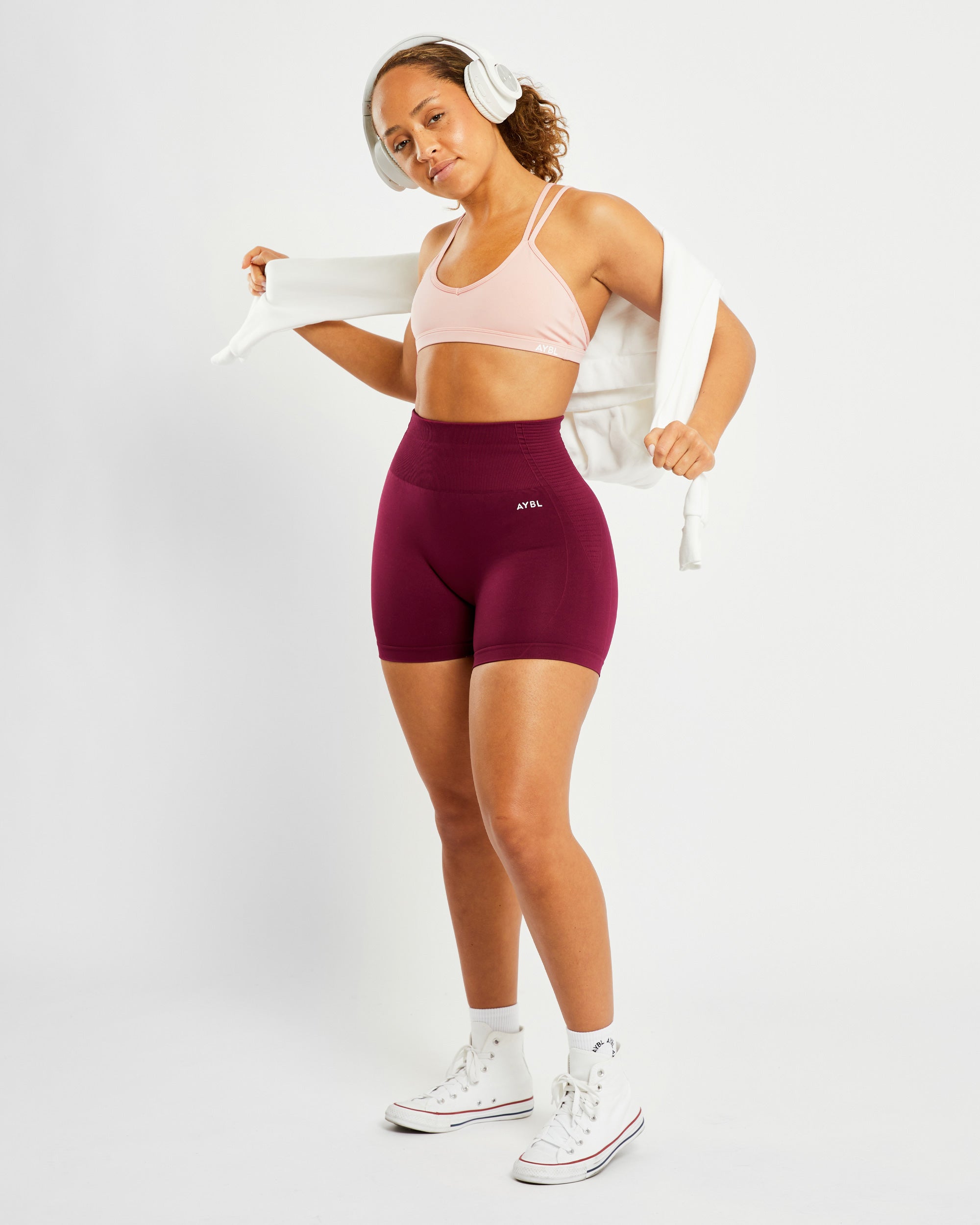 Soutien-gorge de sport à bretelles Essential - Rose poussiéreux