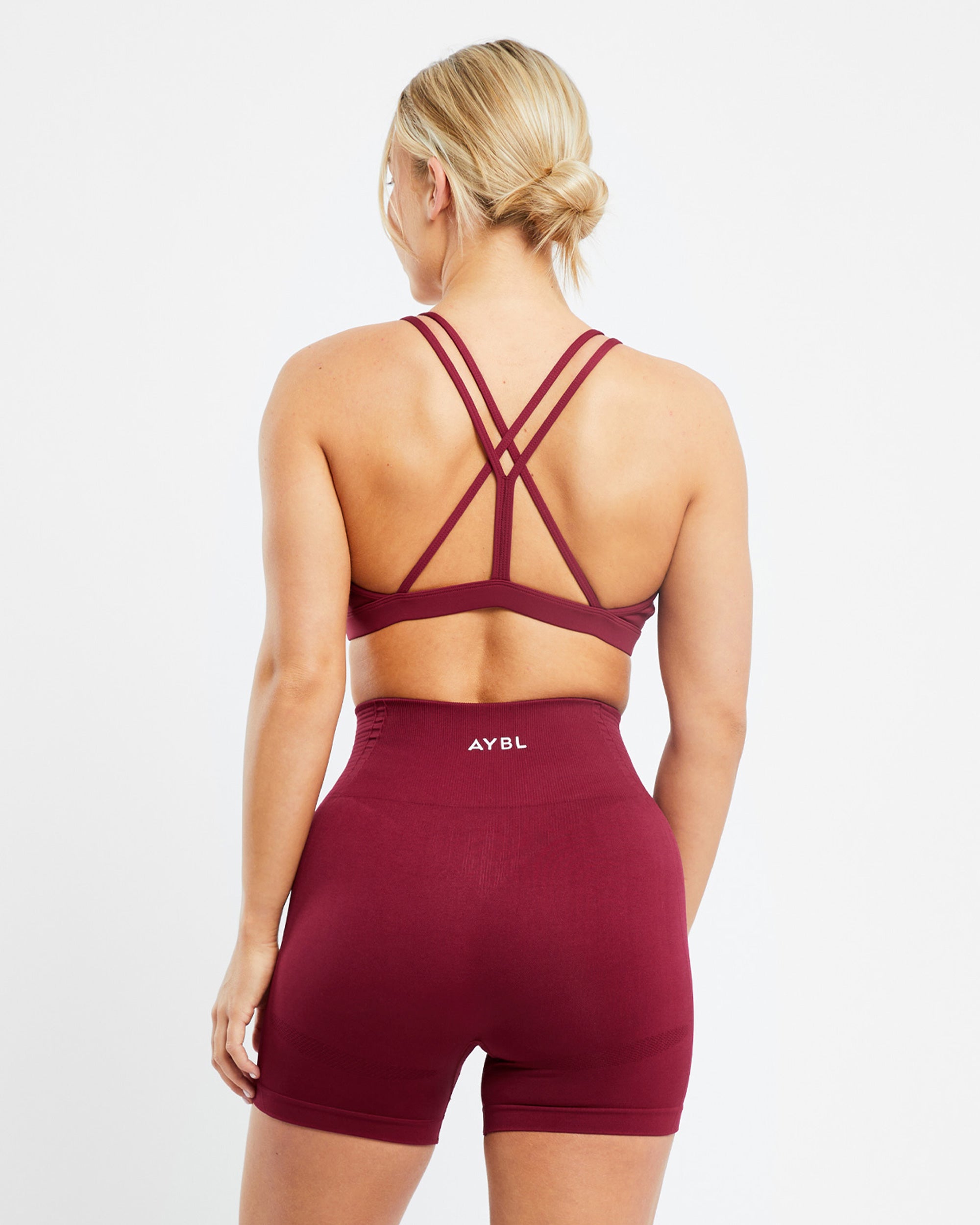 Essential Strappy Sports Bra - Rumba Red