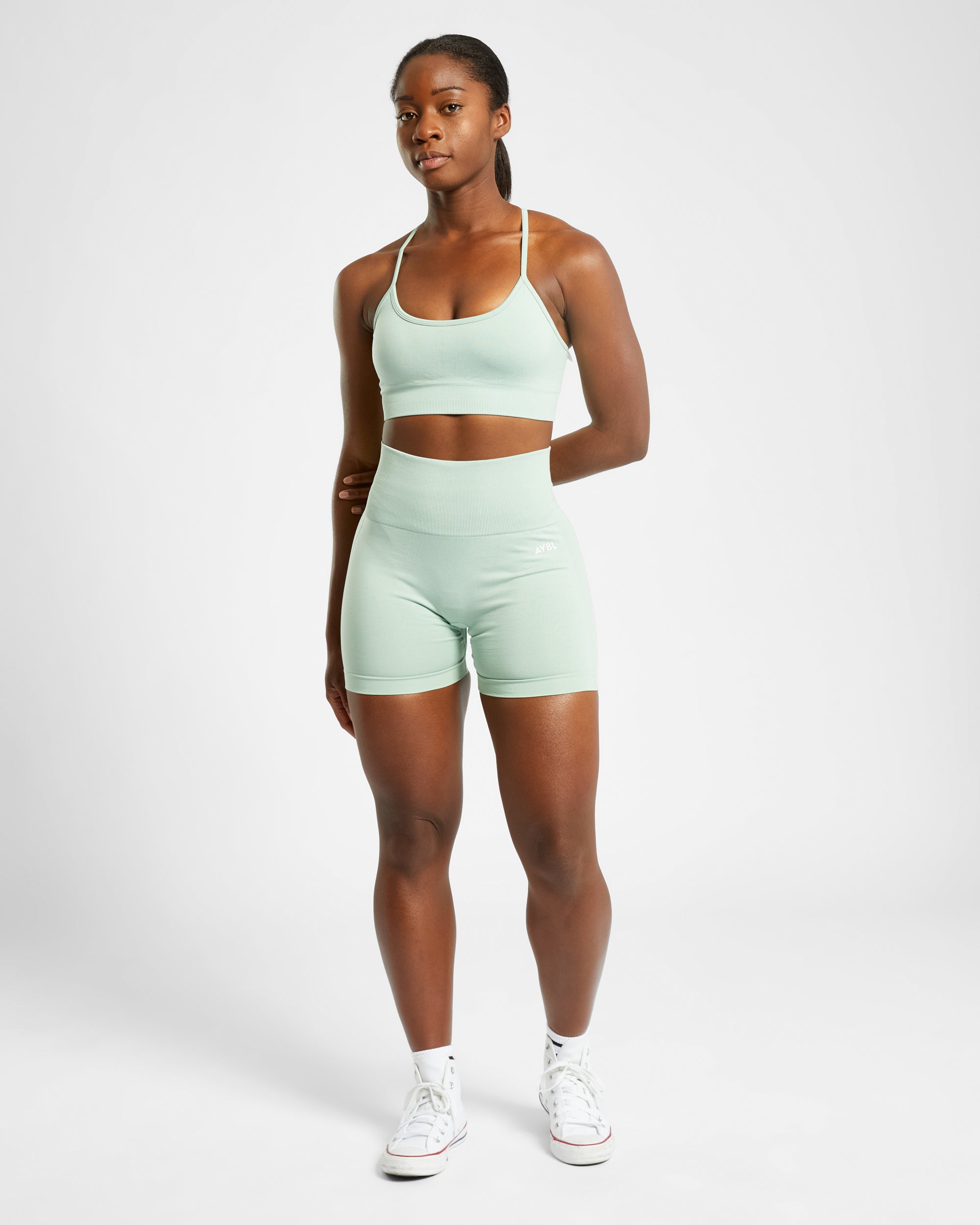 Soutien-gorge de sport sans couture Empower - Spring Green Marl