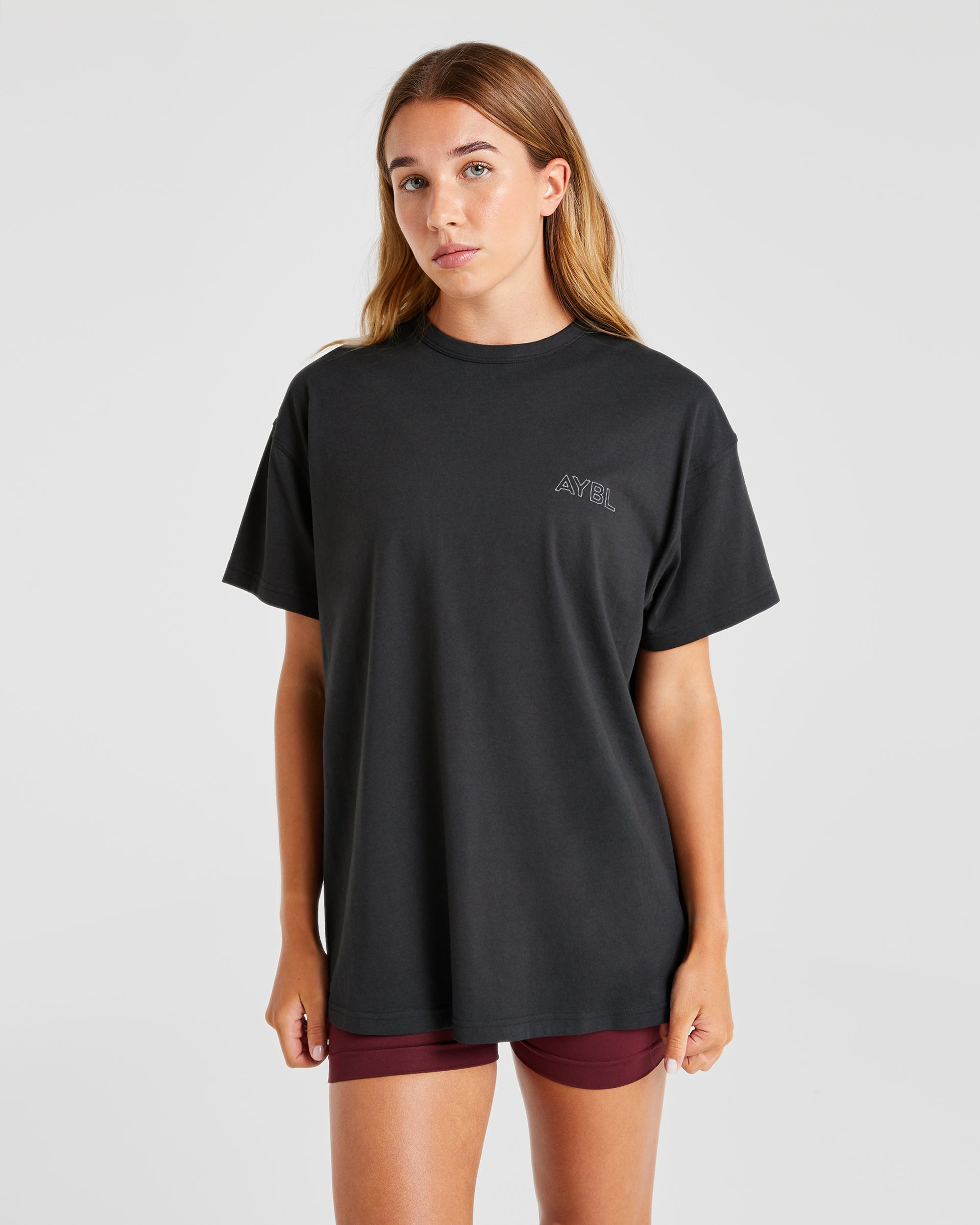 AYBL Athletics Oversized T Shirt - Black