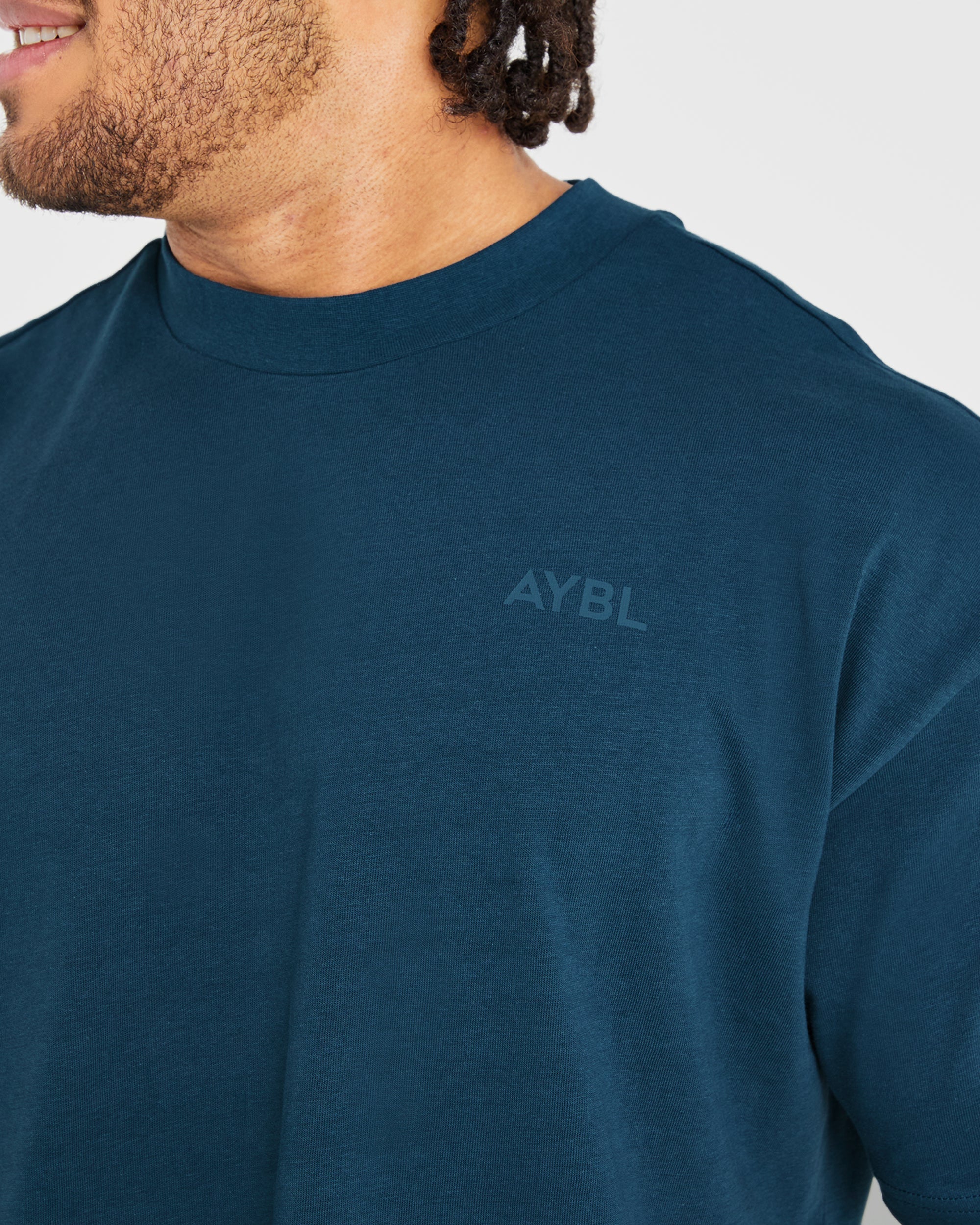 Essential Oversized T Shirt - Marine Blue