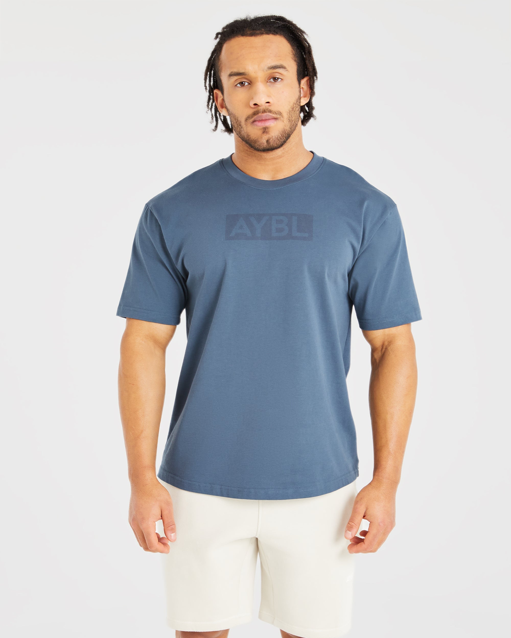 Core-T-Shirt – Vintage-Blau