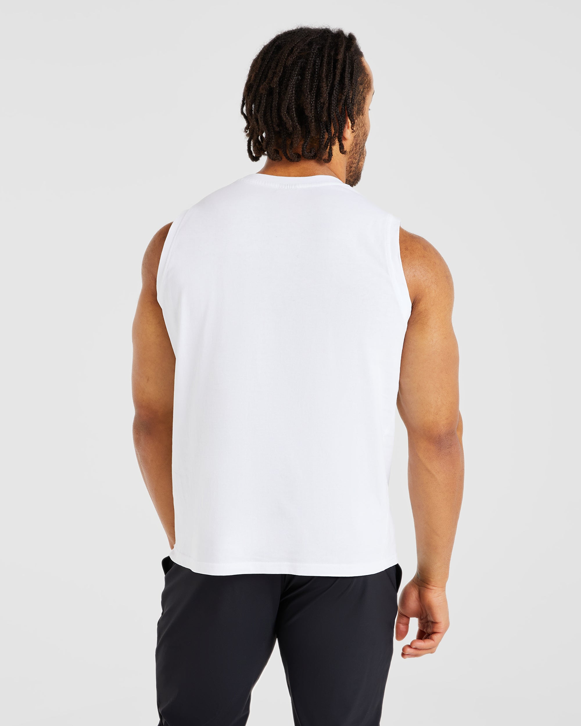 Essential-Tanktop – Weiß