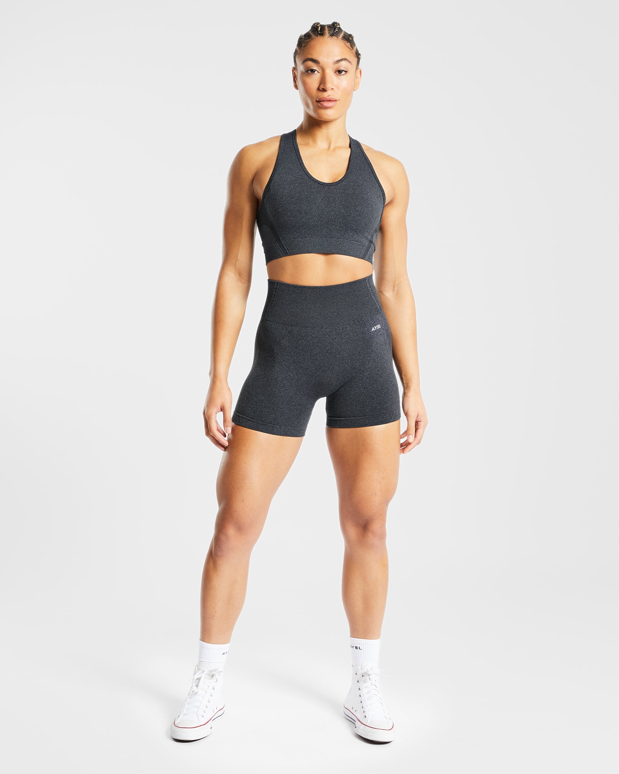 Balance V2 Nahtlose Shorts – Speckle Black