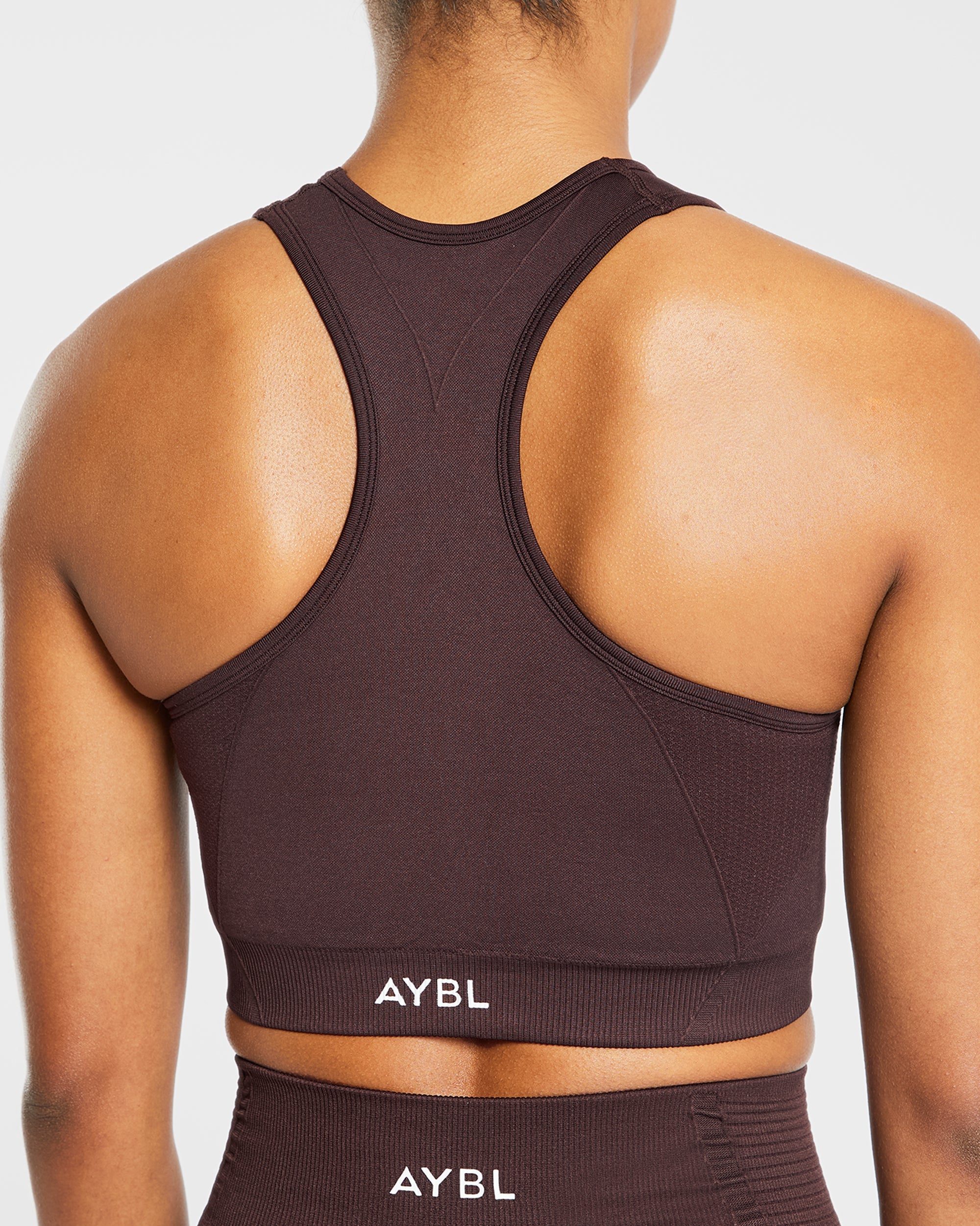 Balance V2 Seamless Sports Bra - Chocolate Brown