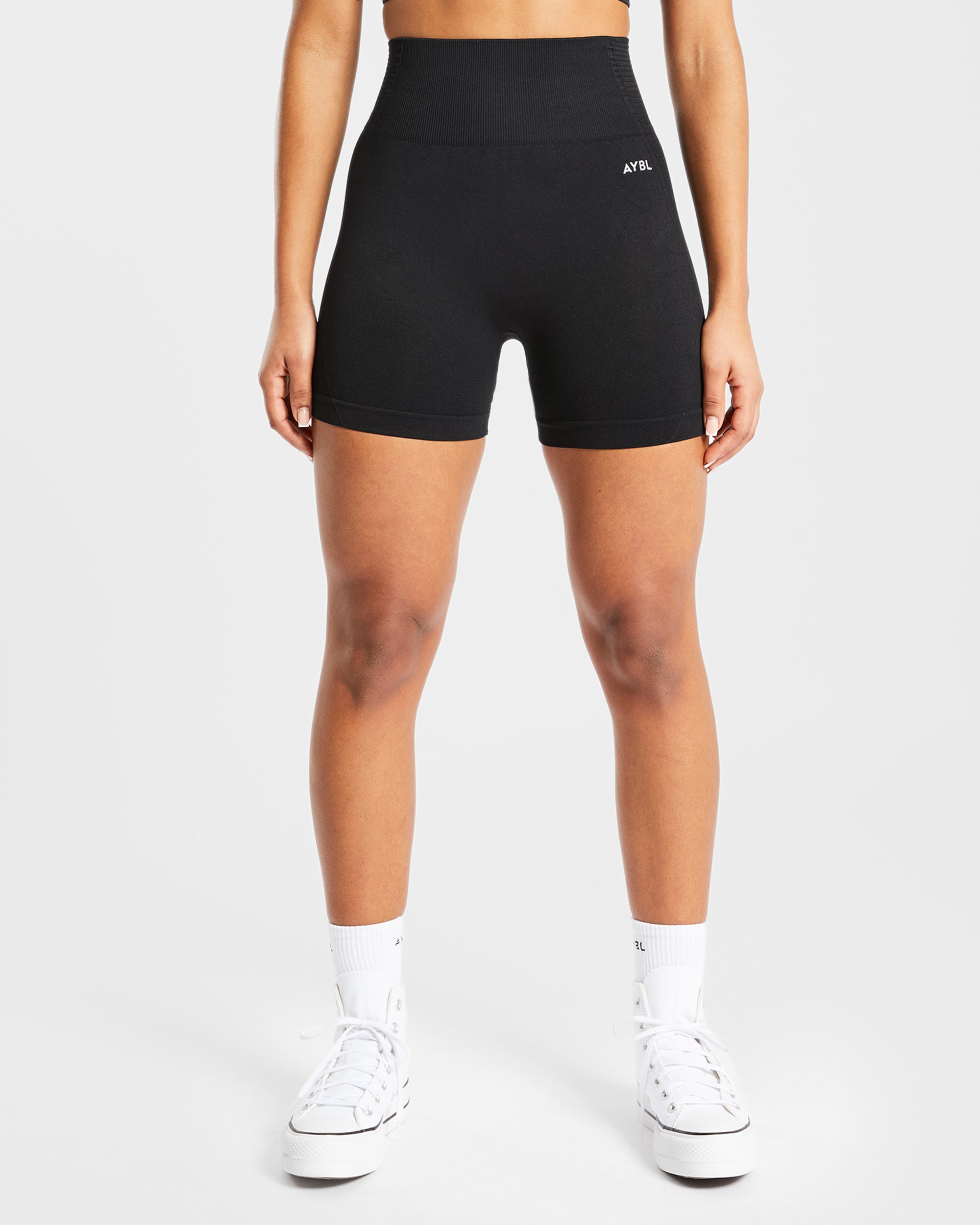 Balance V2 Nahtlose Shorts – Schwarz