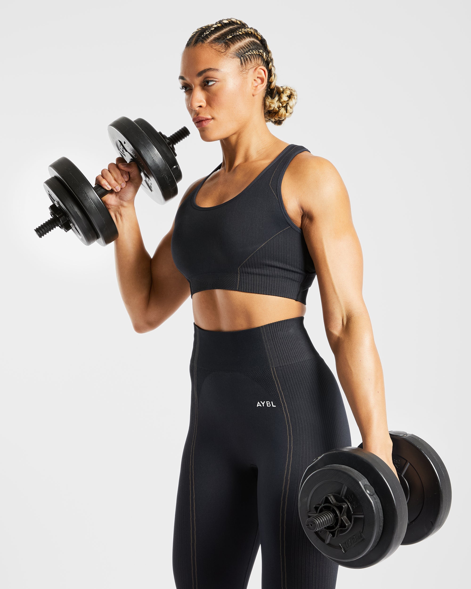 Reflex Seamless Sports Bra - Black