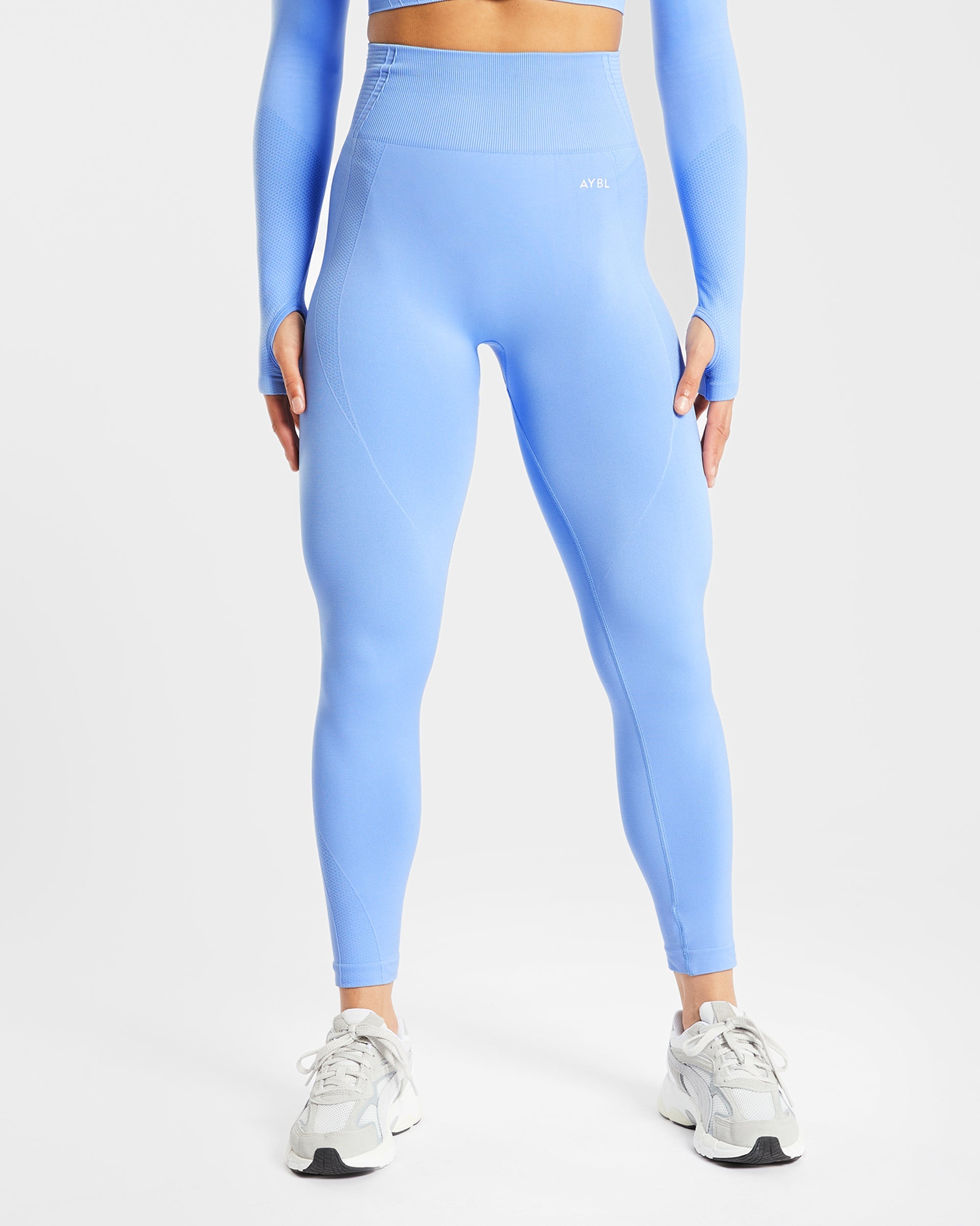 Balance V2 Nahtlose Leggings – Chambray-Blau