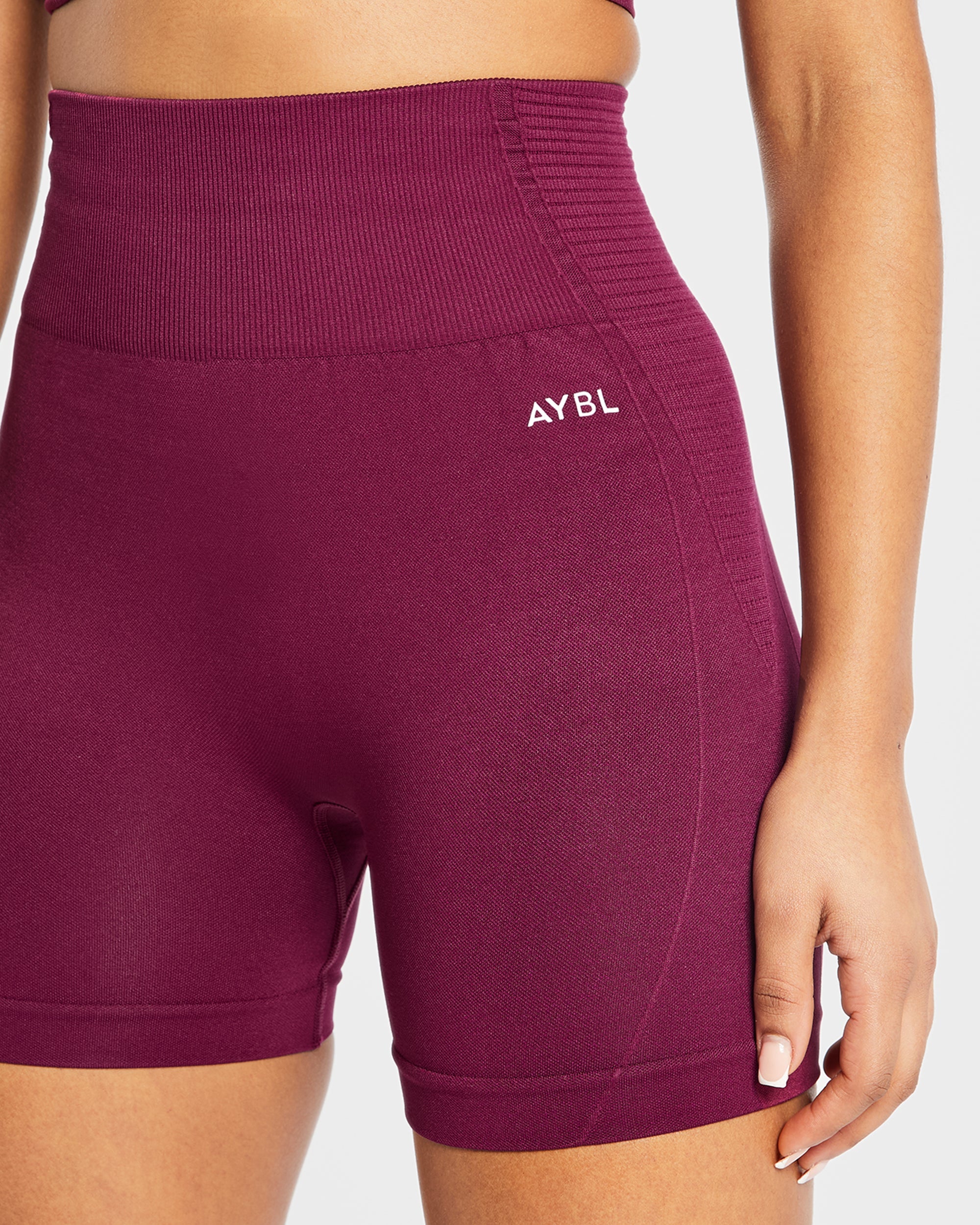 Balance V2 Seamless Shorts - Purple Wine