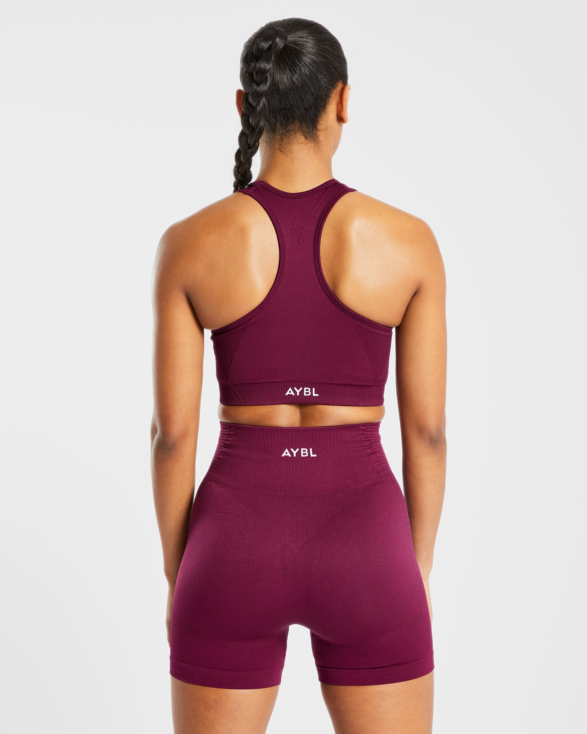 Soutien-gorge de sport sans couture Balance V2 - Vin violet