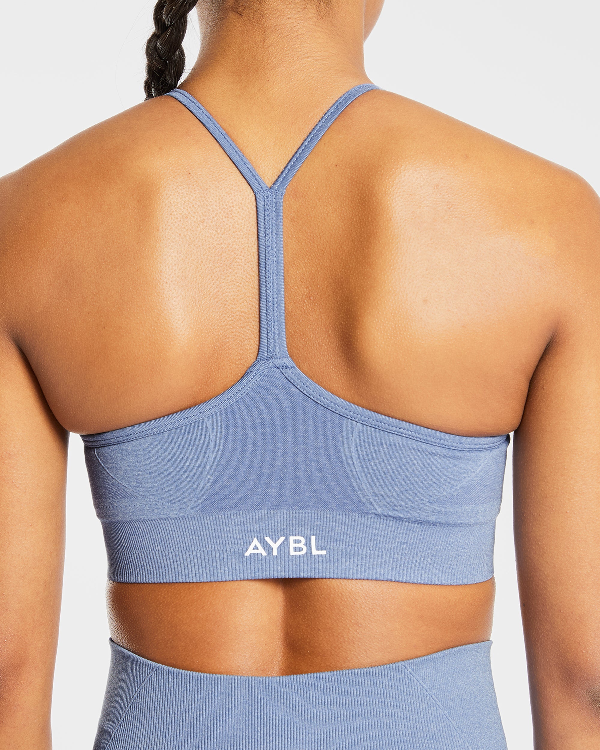 Soutien-gorge de sport sans couture Empower - Bleu chiné