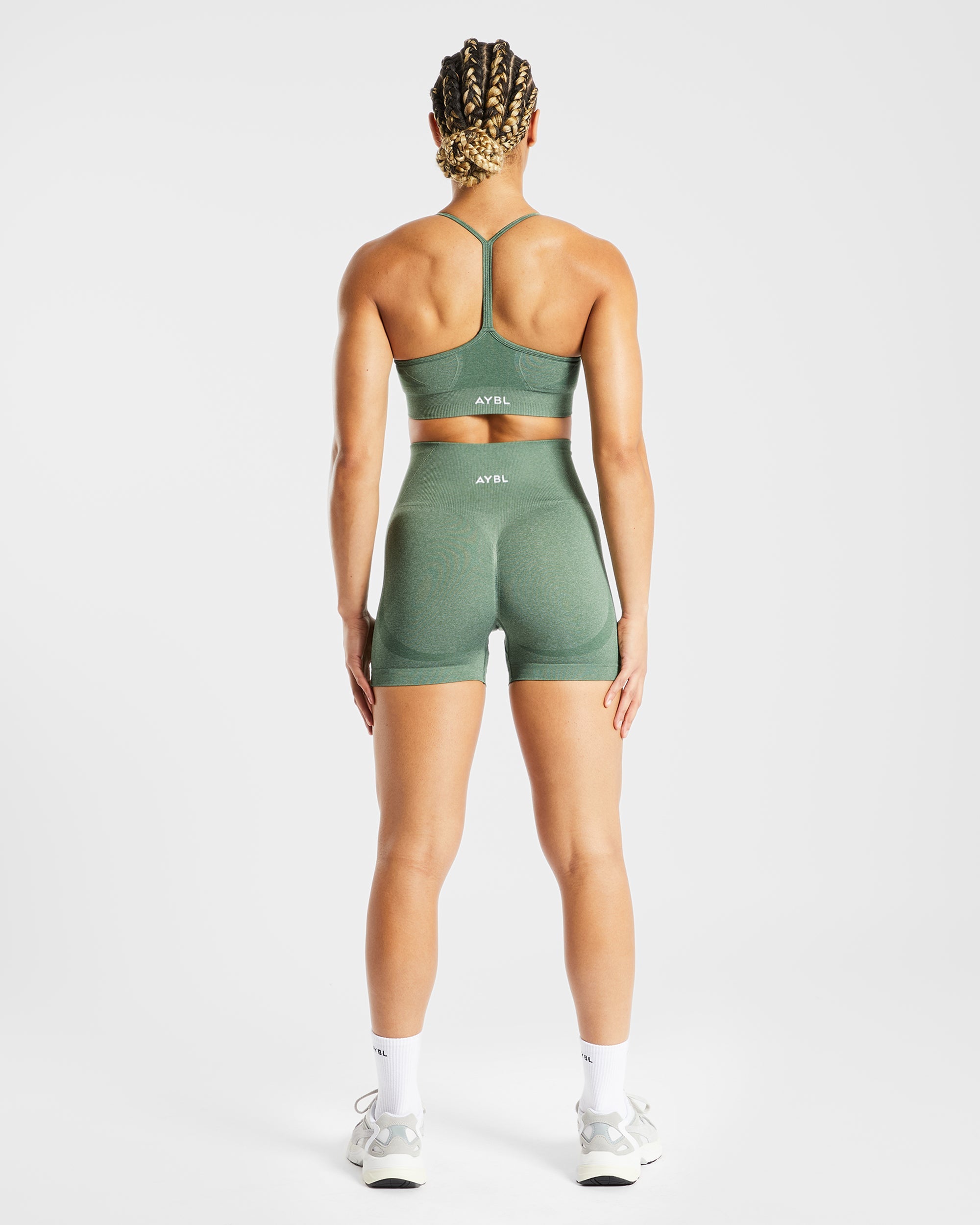 Soutien-gorge de sport sans couture Empower - Olive Marl