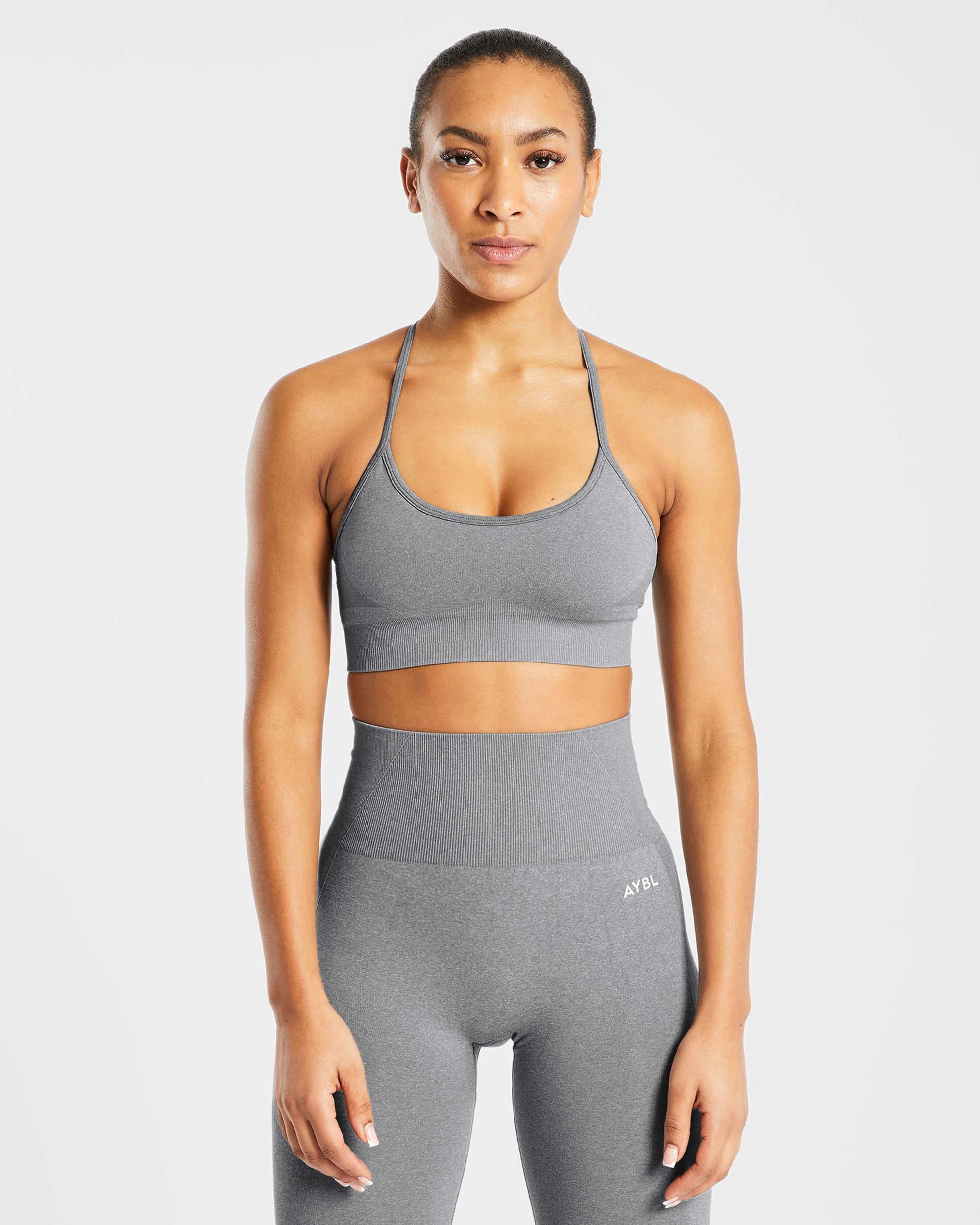 Soutien-gorge de sport sans couture Empower - Gris Chiné