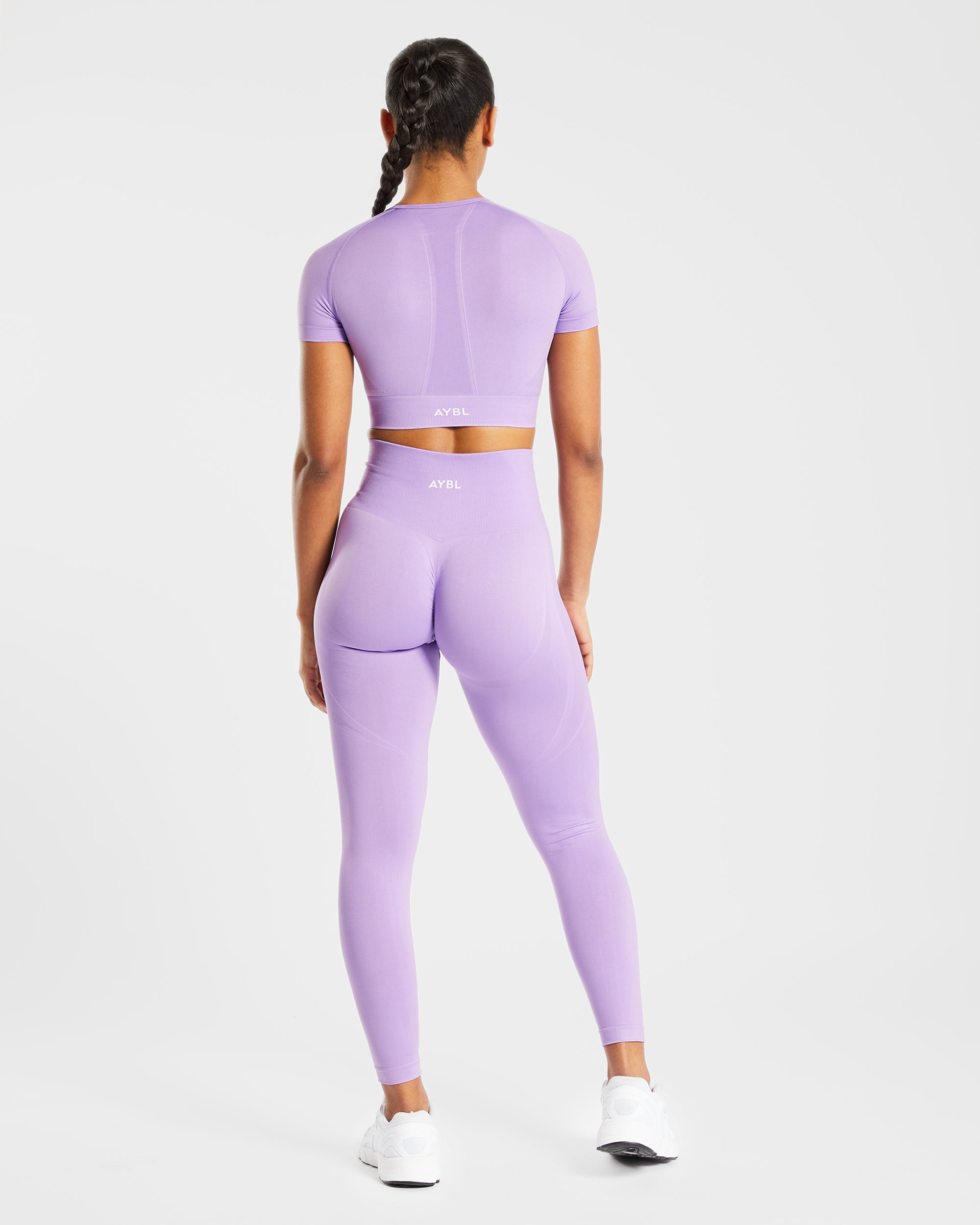 Empower Seamless Crop Top - Purple