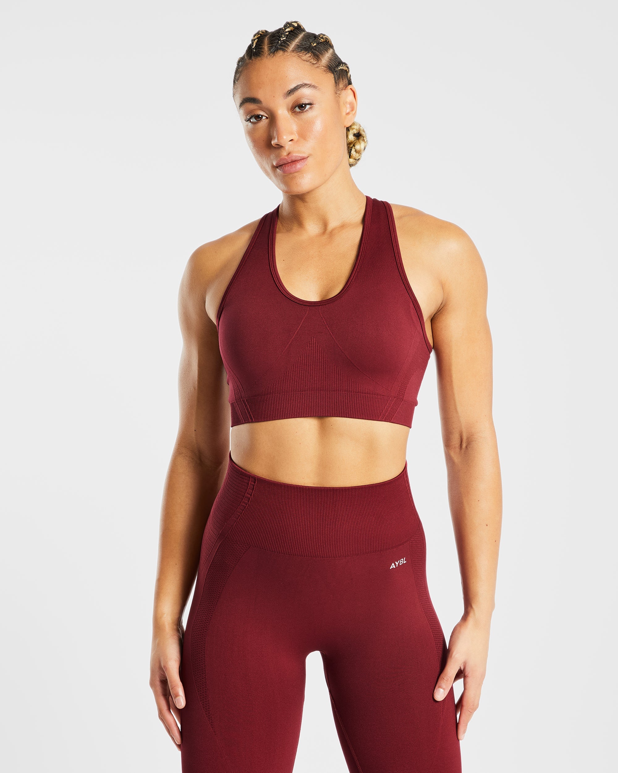 Soutien-gorge de sport sans couture Balance V2 - Rouge Rumba