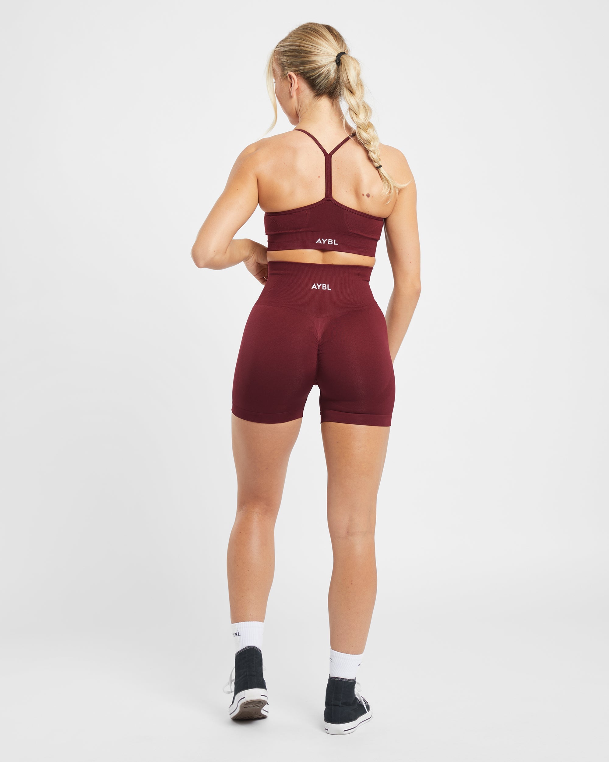 Short sans couture Empower - Vin rouge