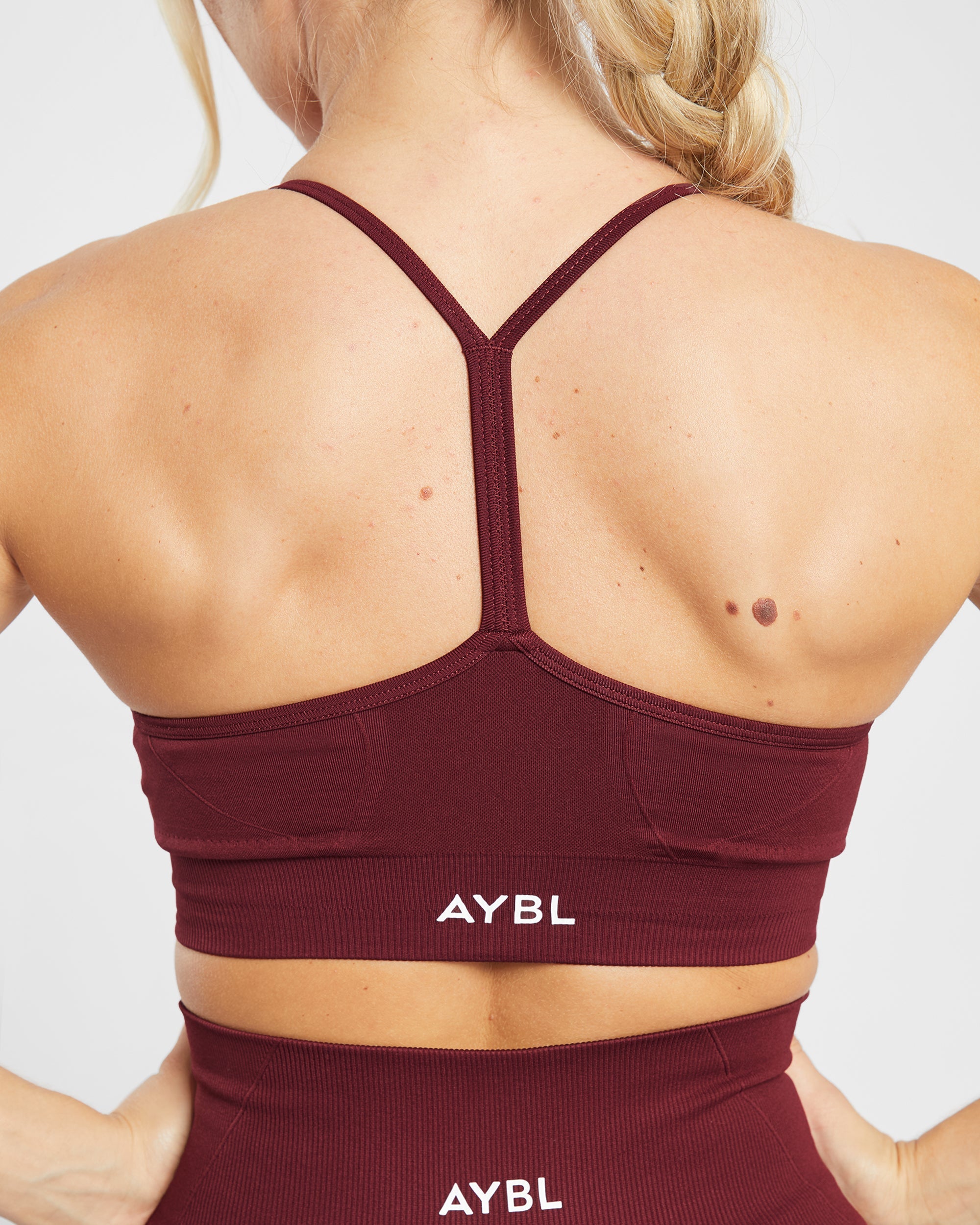 Empower Seamless Sports Bra - Red Wine