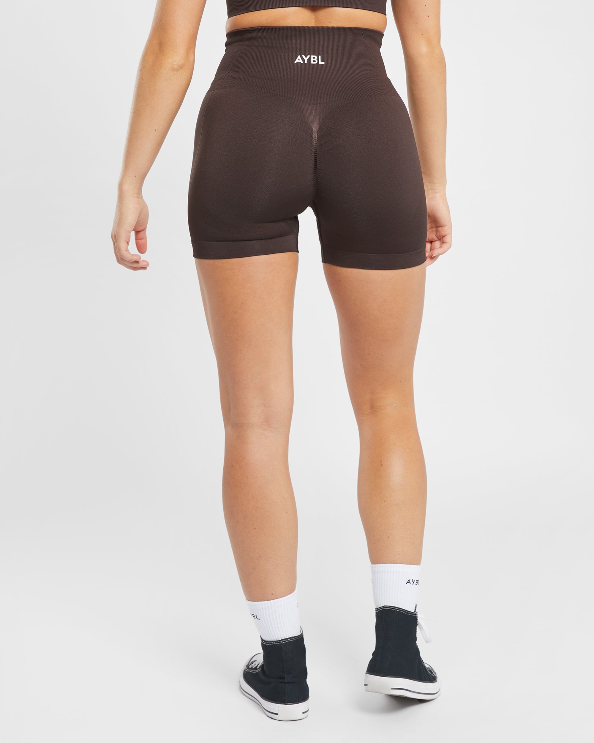 Short sans couture Empower - Marron Cacao