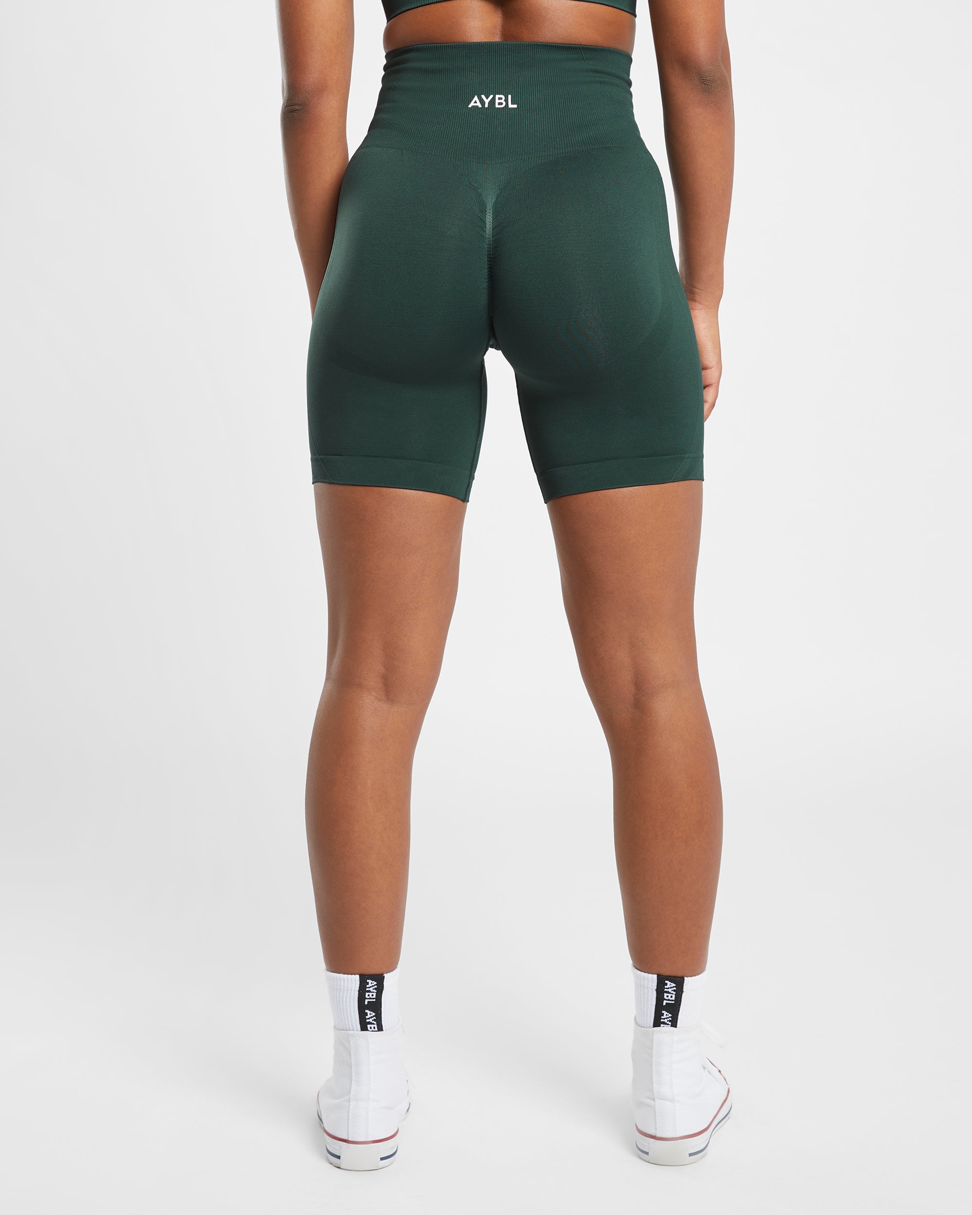 Empower Seamless Cycling Shorts - Dark Green