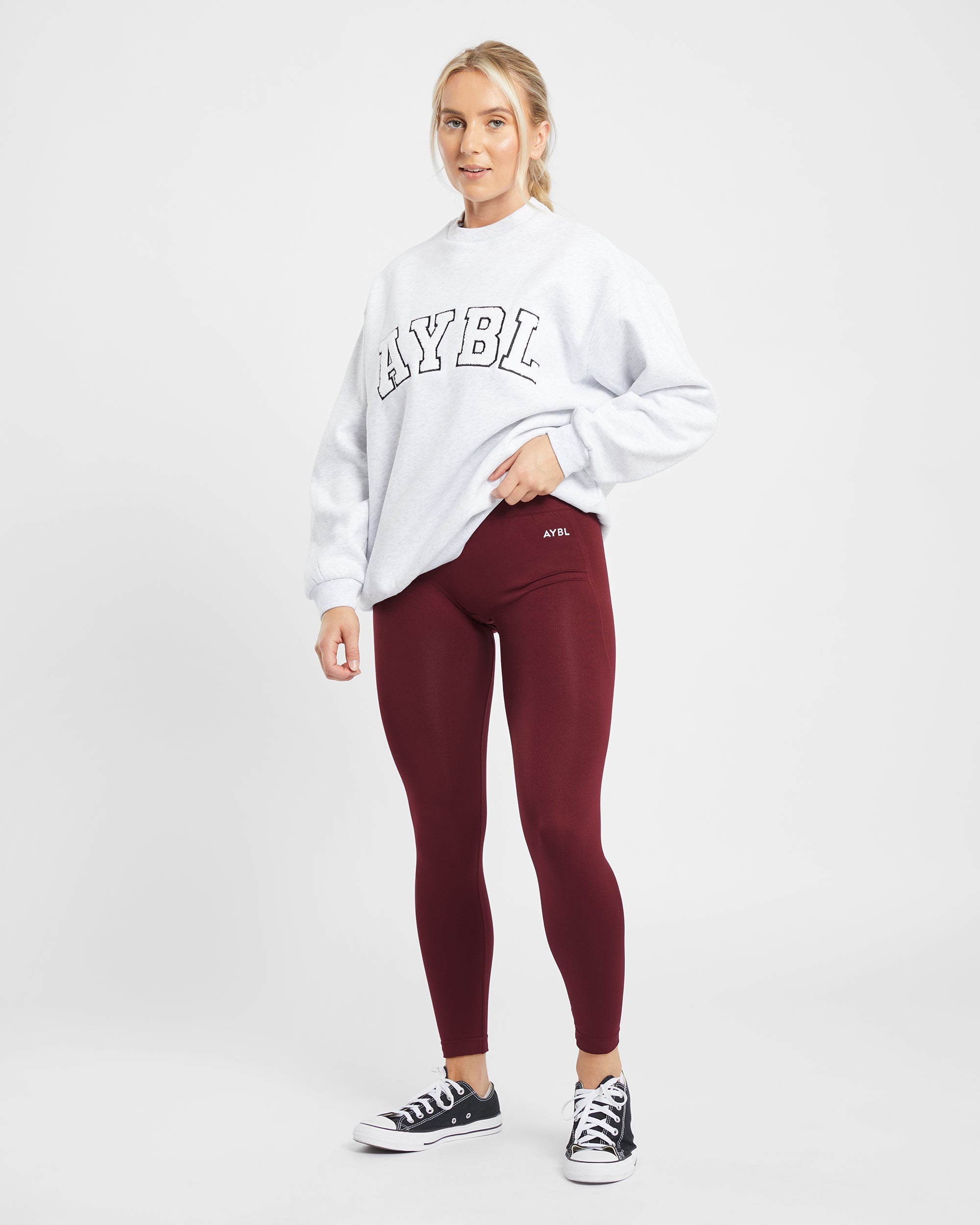 Legging sans couture Empower - Vin rouge