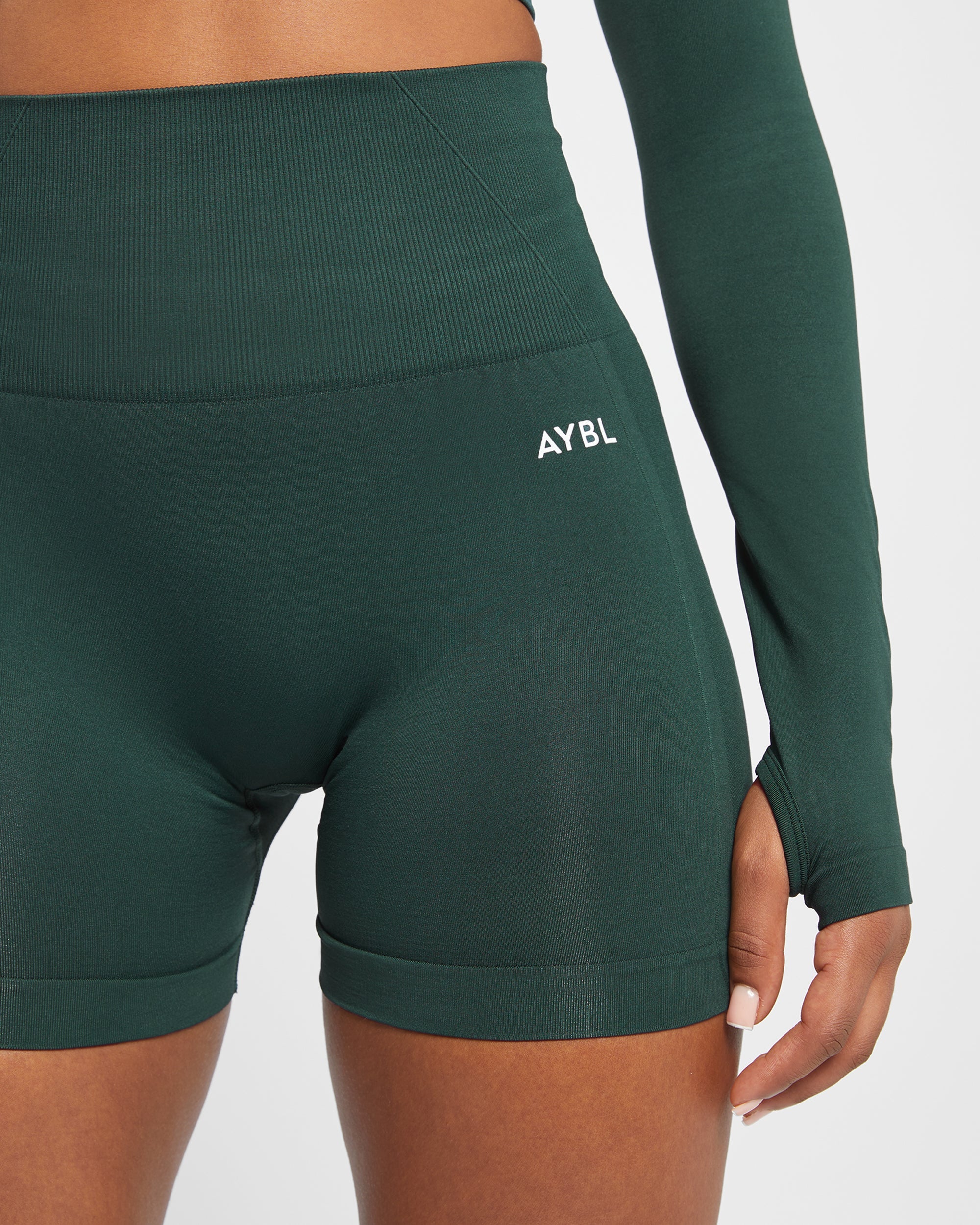 Short sans couture Empower - Vert foncé