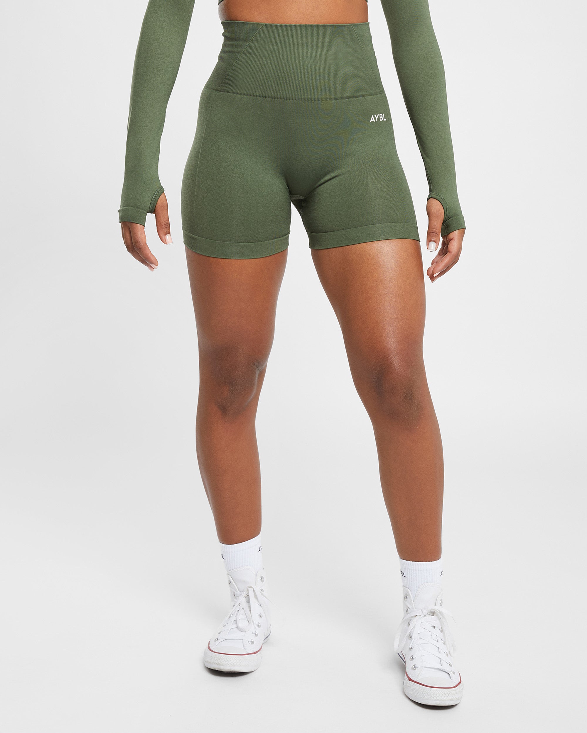 Short Empower Seamless - Vert Kaki