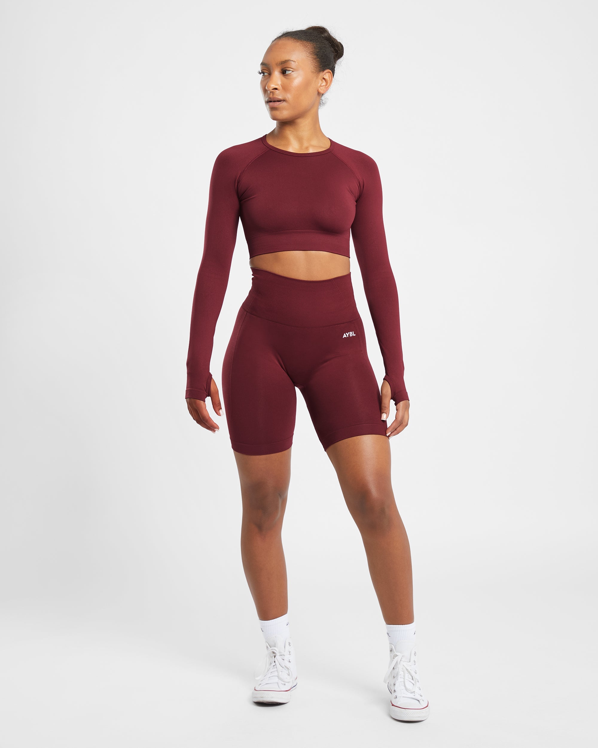 Short de cyclisme sans couture Empower - Vin rouge