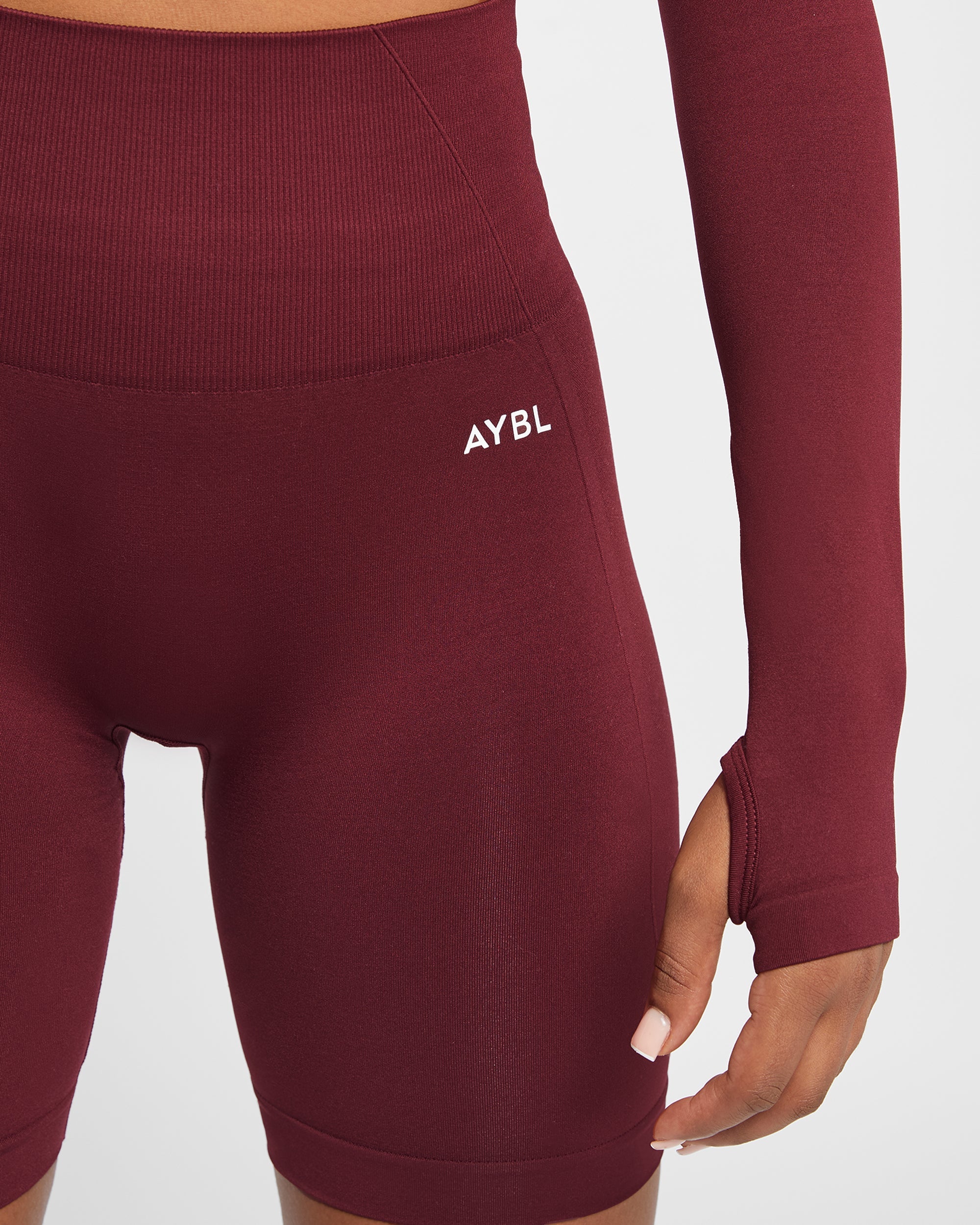 Short de cyclisme sans couture Empower - Vin rouge