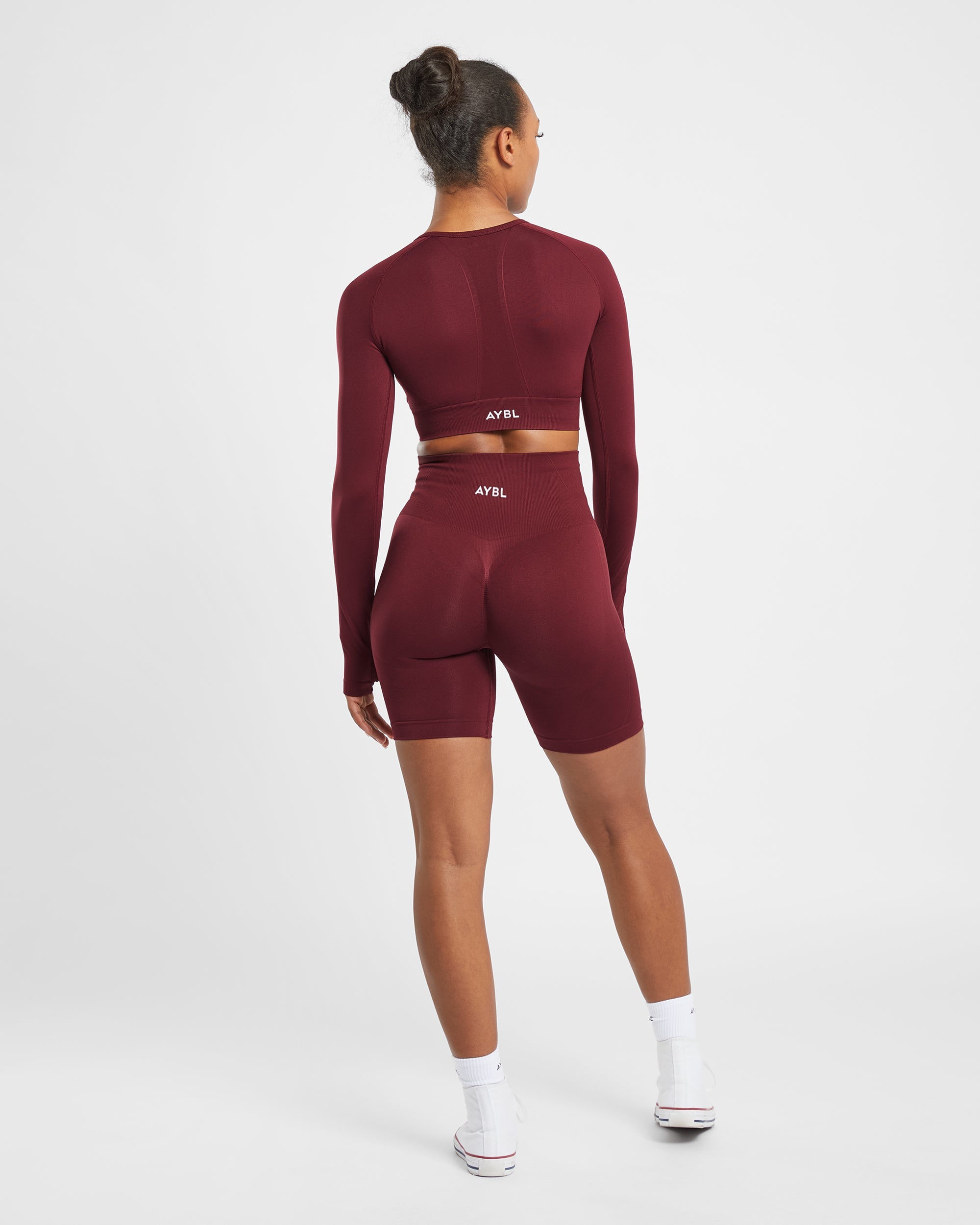 Short de cyclisme sans couture Empower - Vin rouge