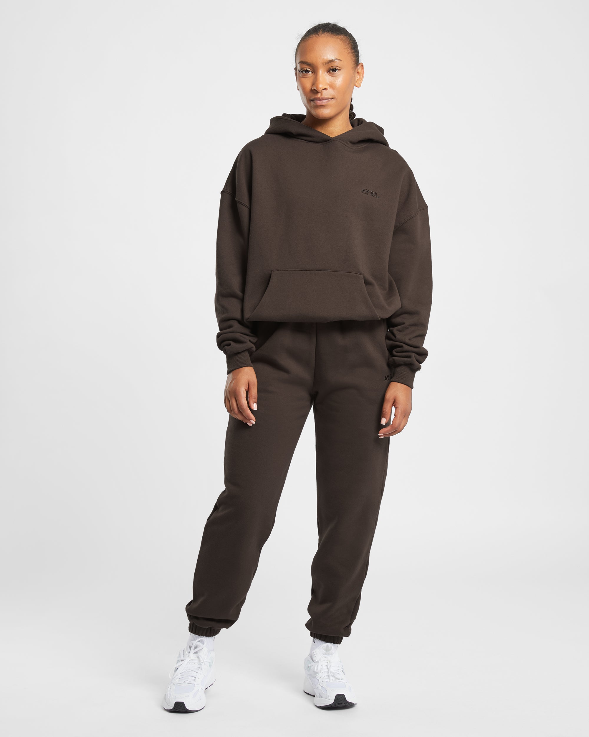 Premium Oversized Hoodie - Coffee Brown