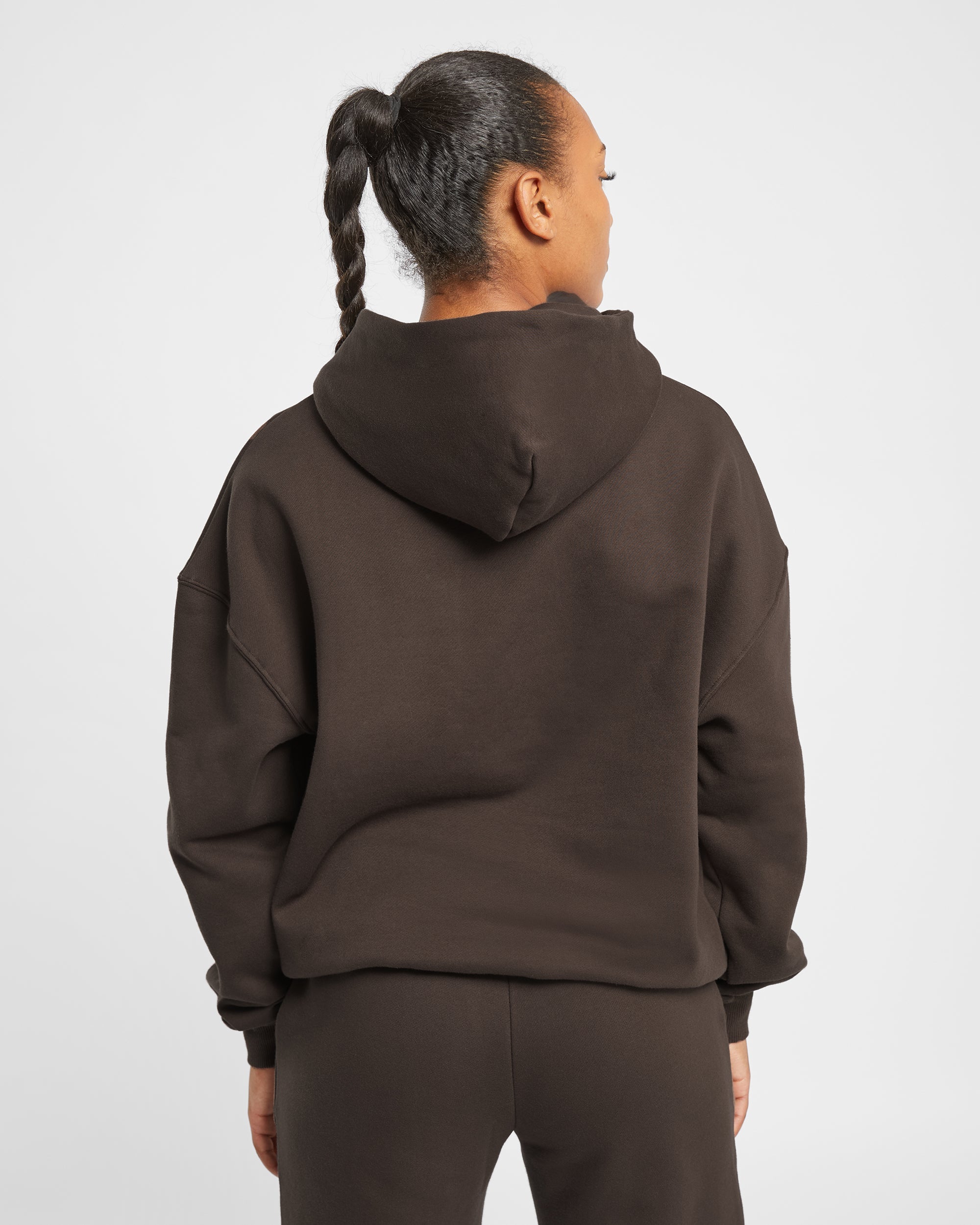 Premium Oversized Hoodie - Coffee Brown