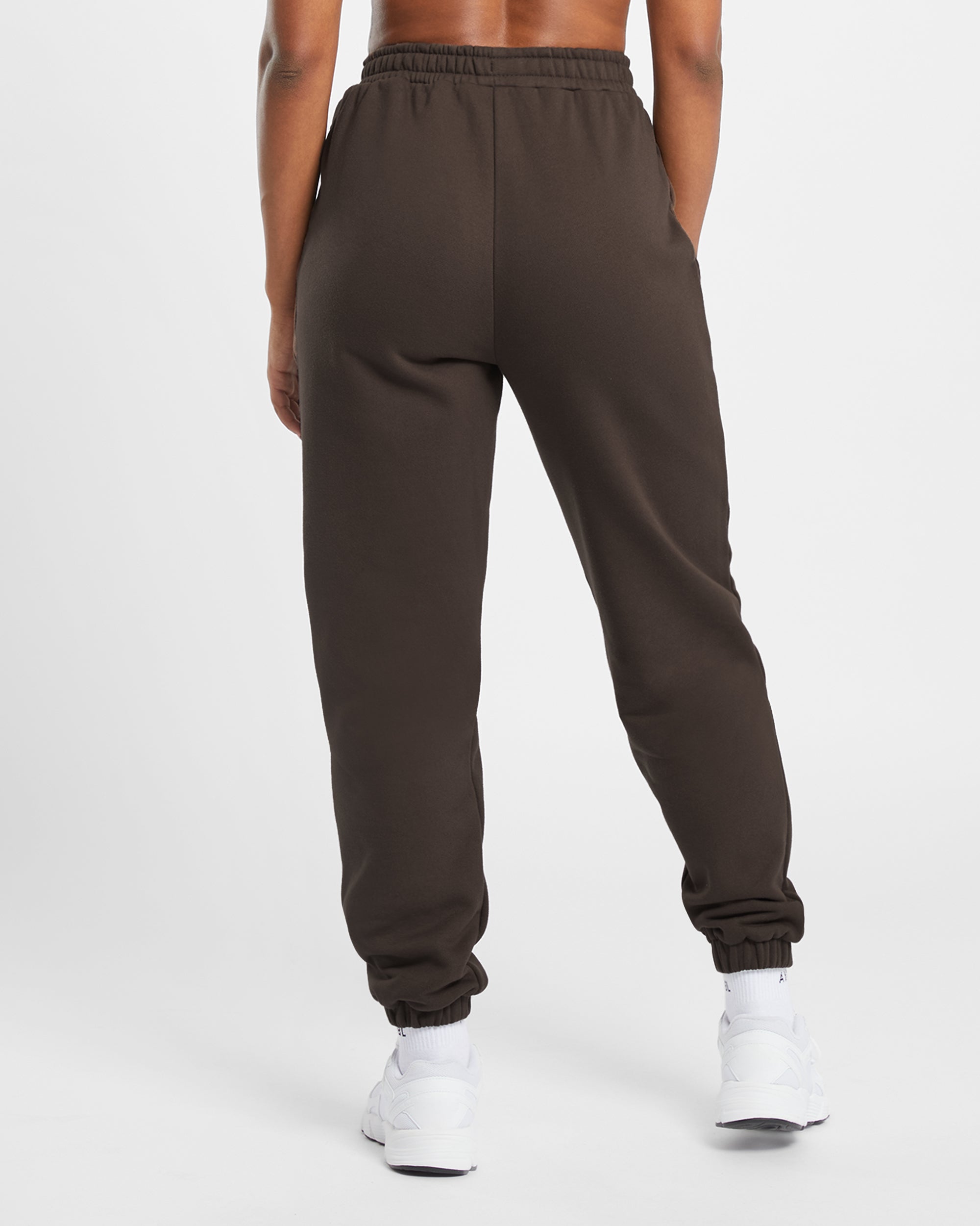 Premium Oversized Joggers - Coffee Brown