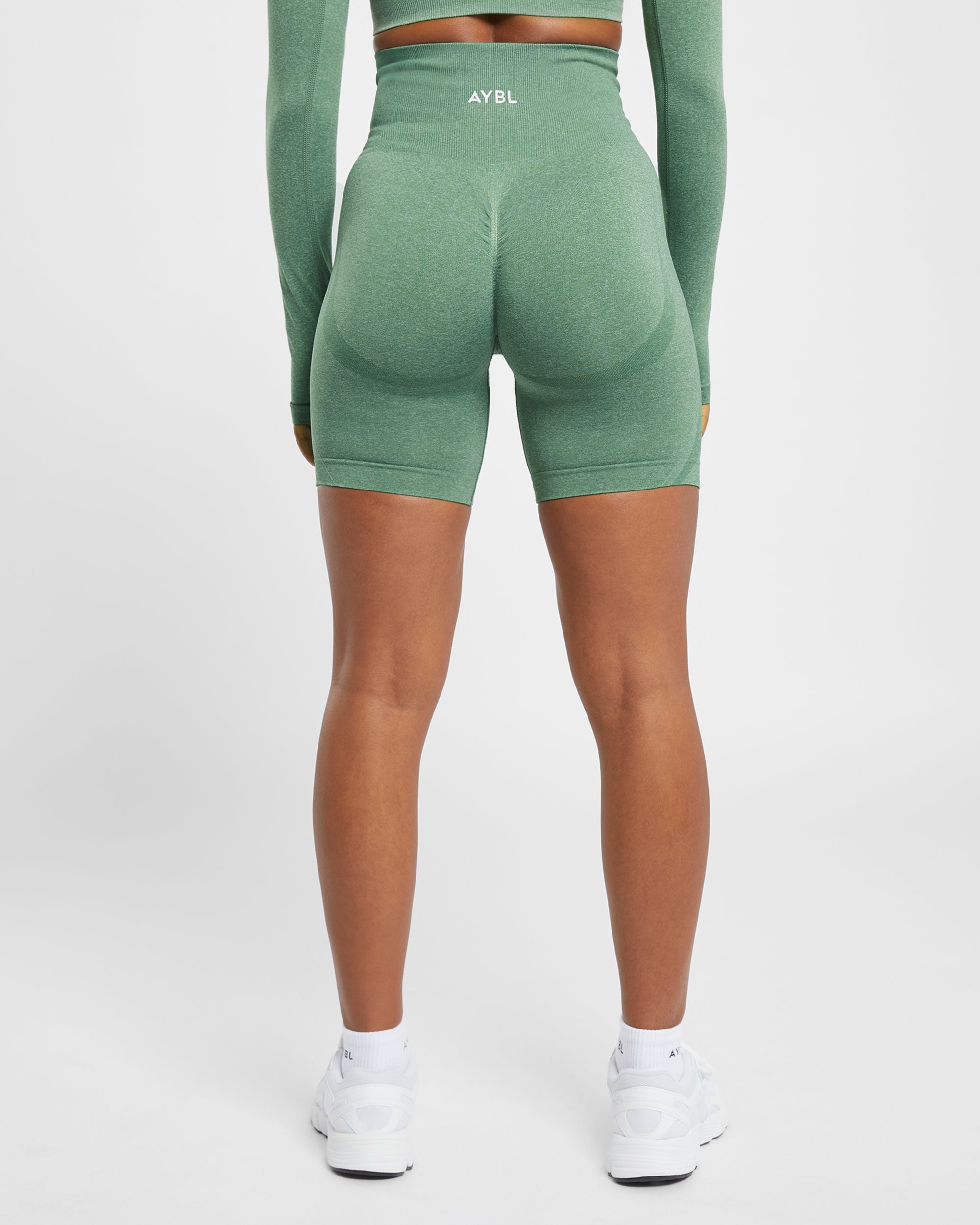 Short de cyclisme sans couture Empower - Olive Marl