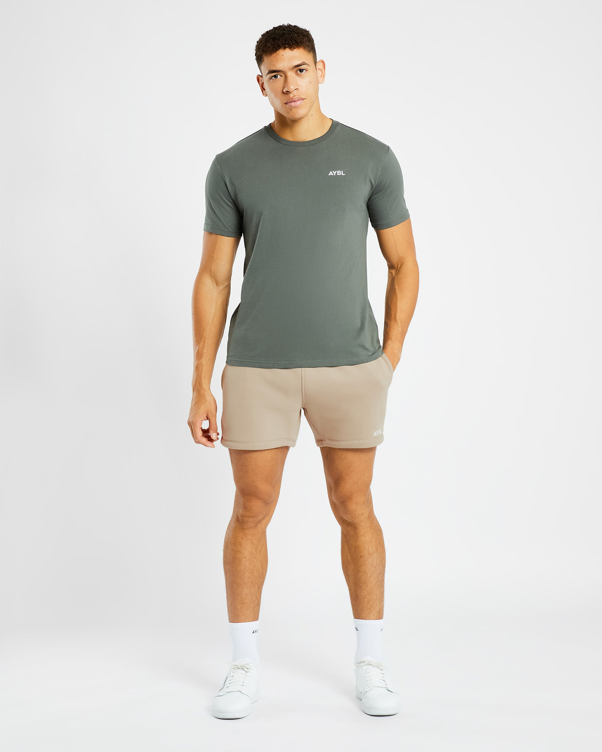 Essential T Shirt - Muted Green