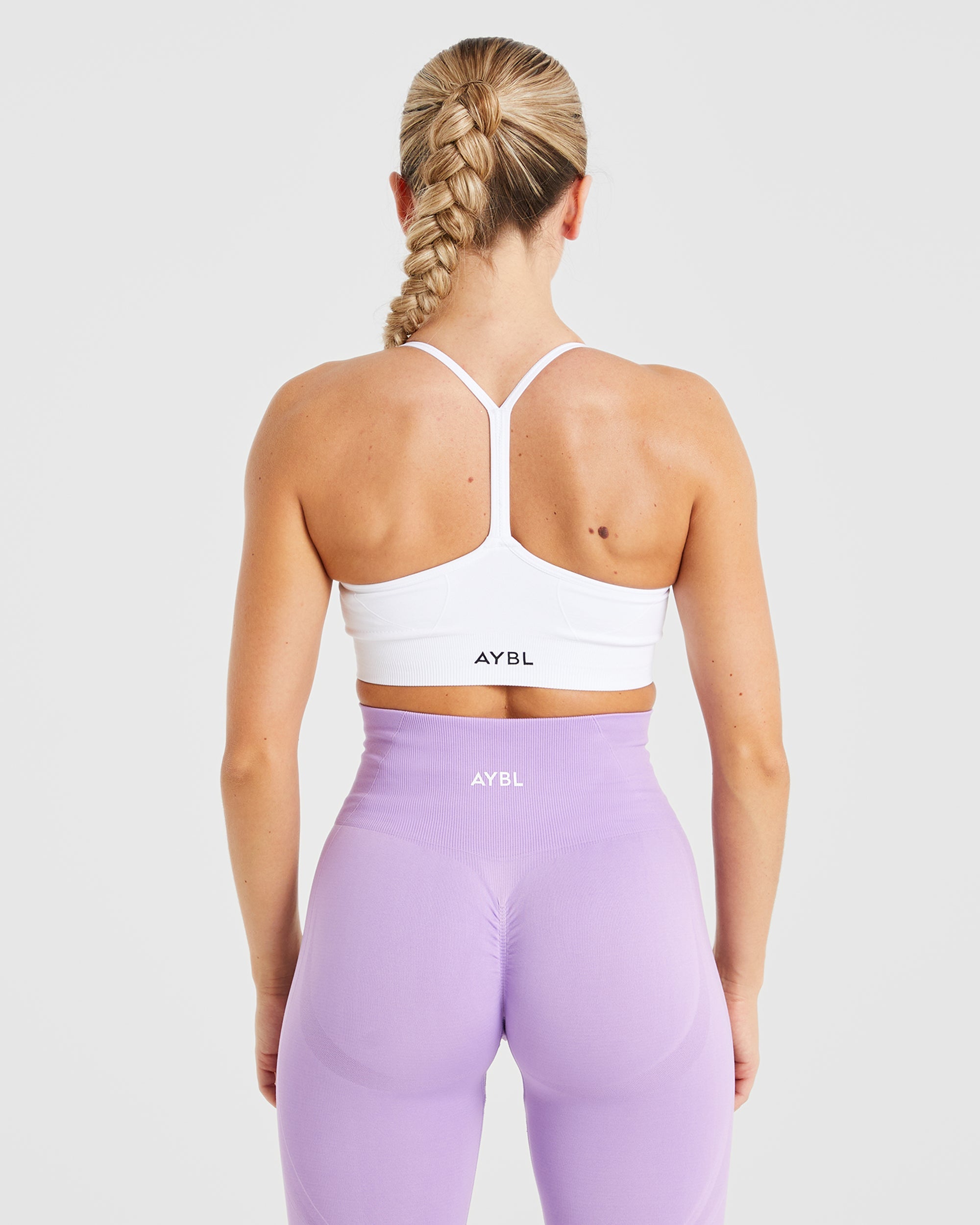 Empower Nahtloser Sport-BH – Weiß