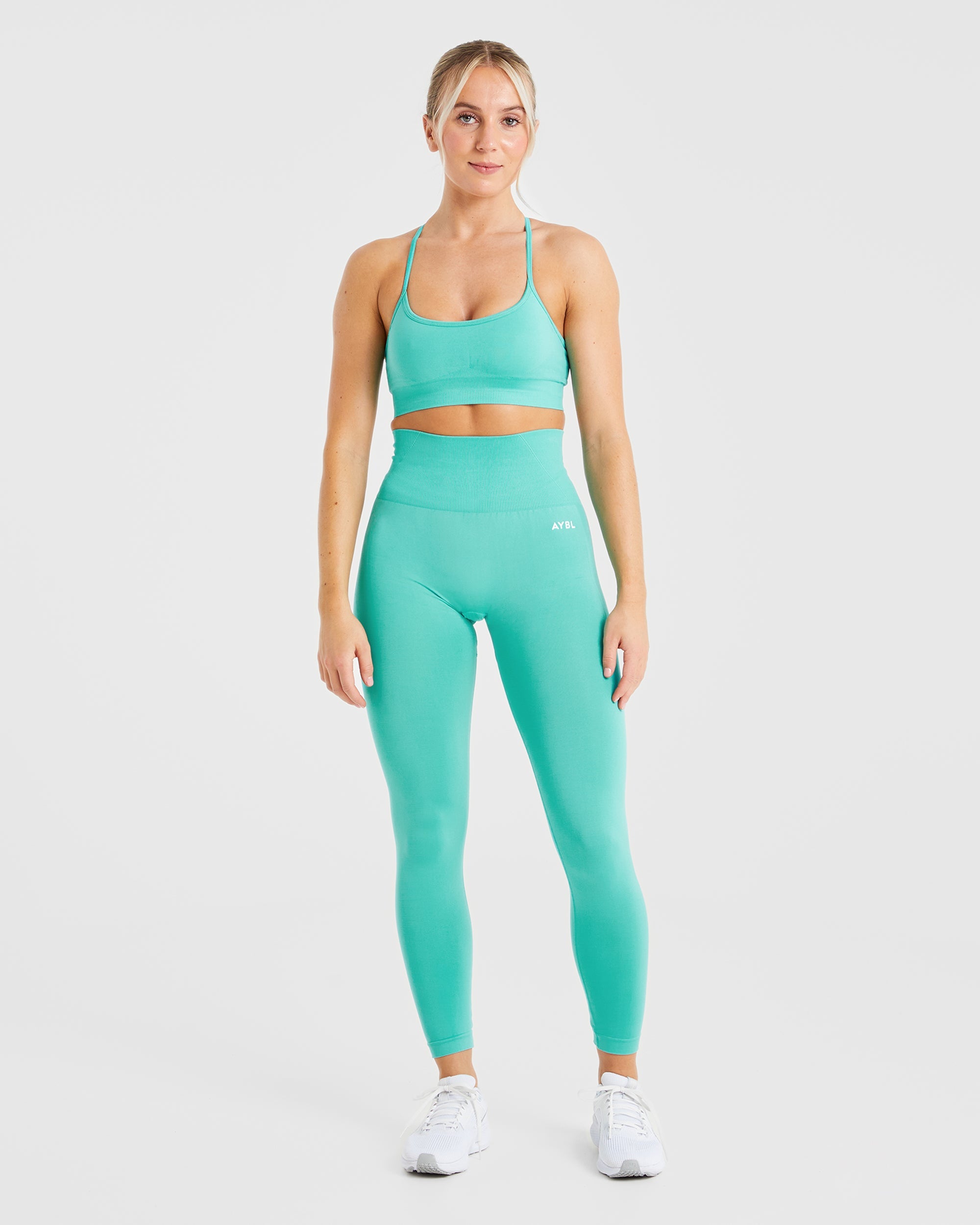 Empower Nahtloser Sport-BH – Jadegrün