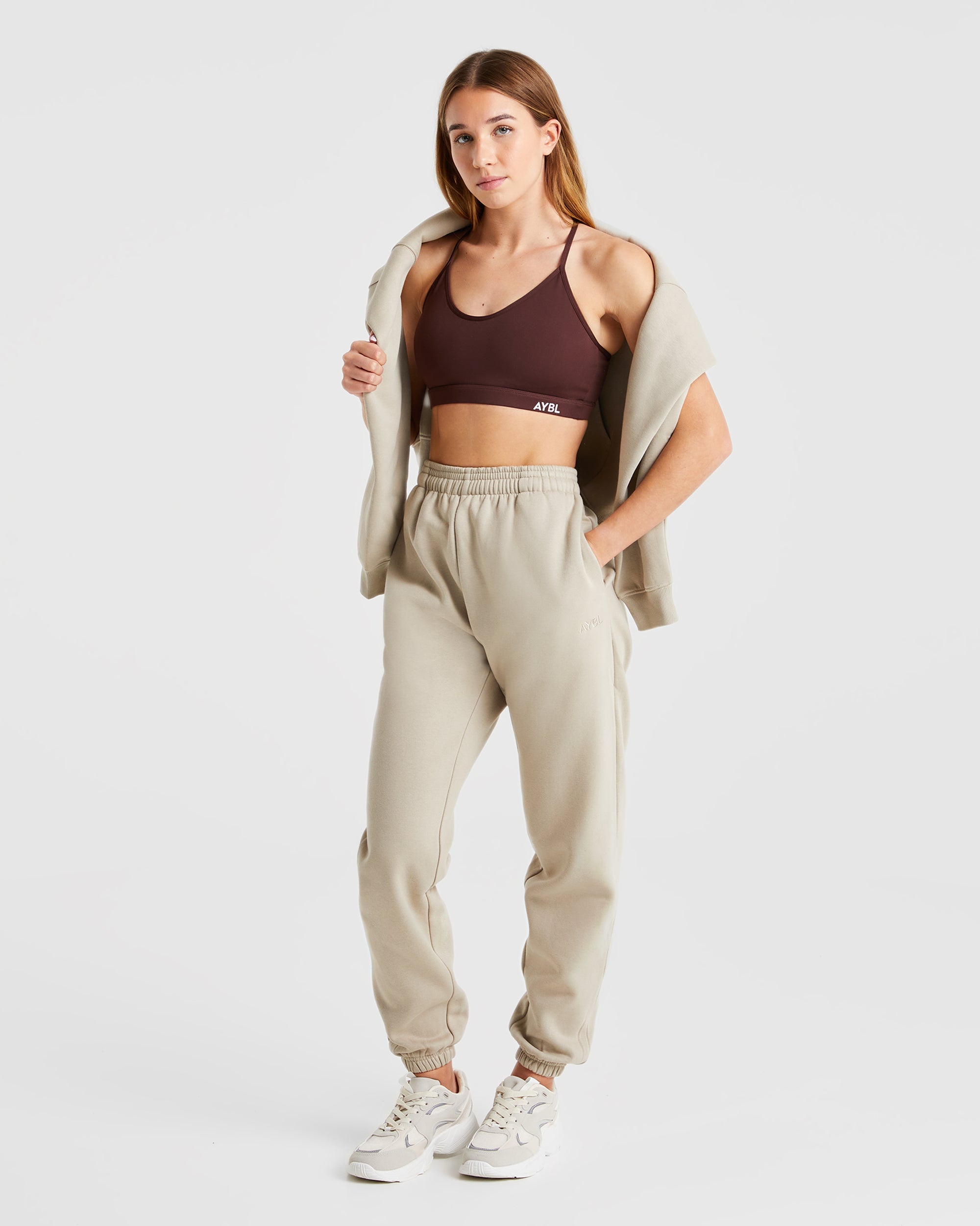 Pantalon de jogging oversize Premium - Sable