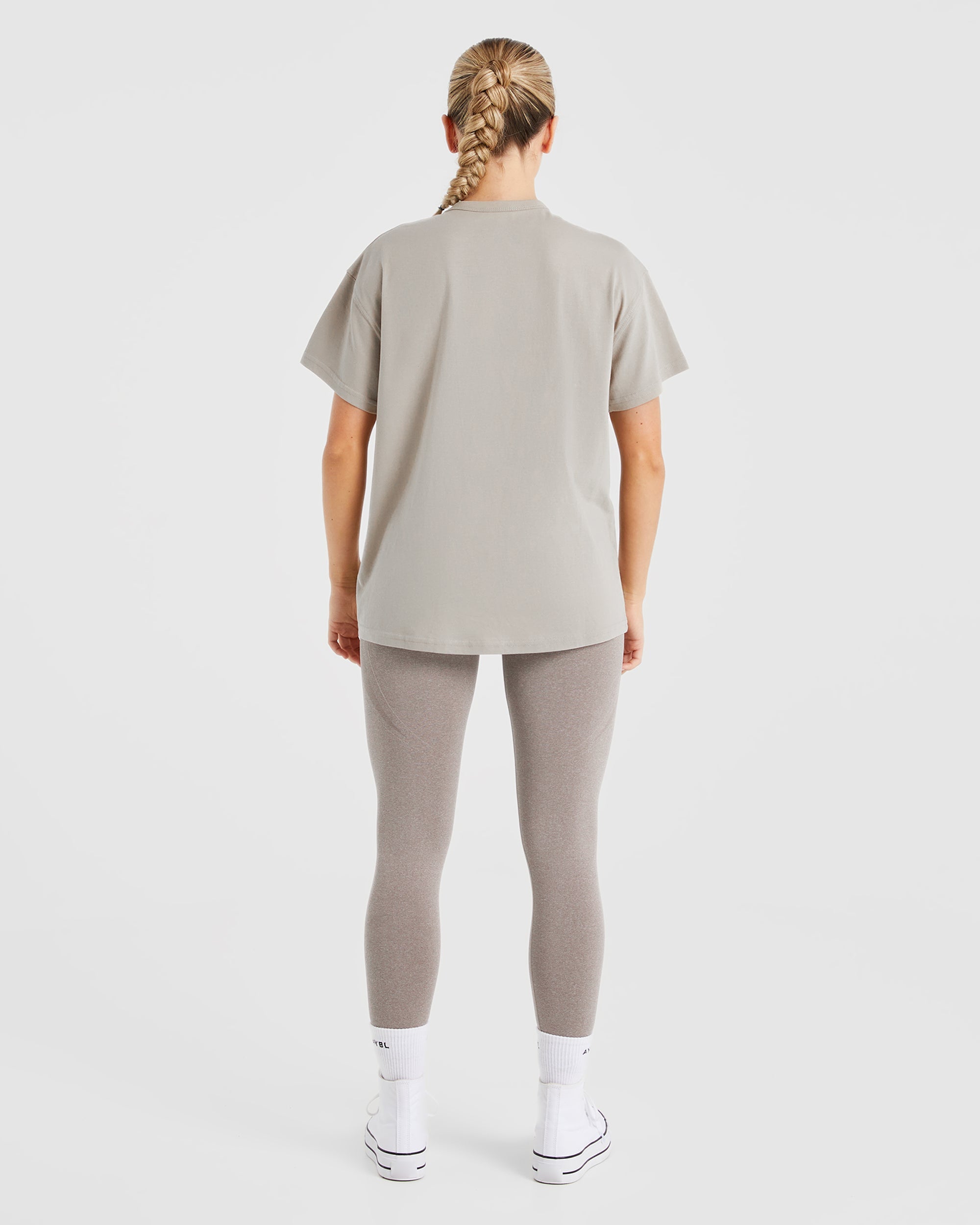 Mind Body Control Oversized T Shirt - Muted Oak