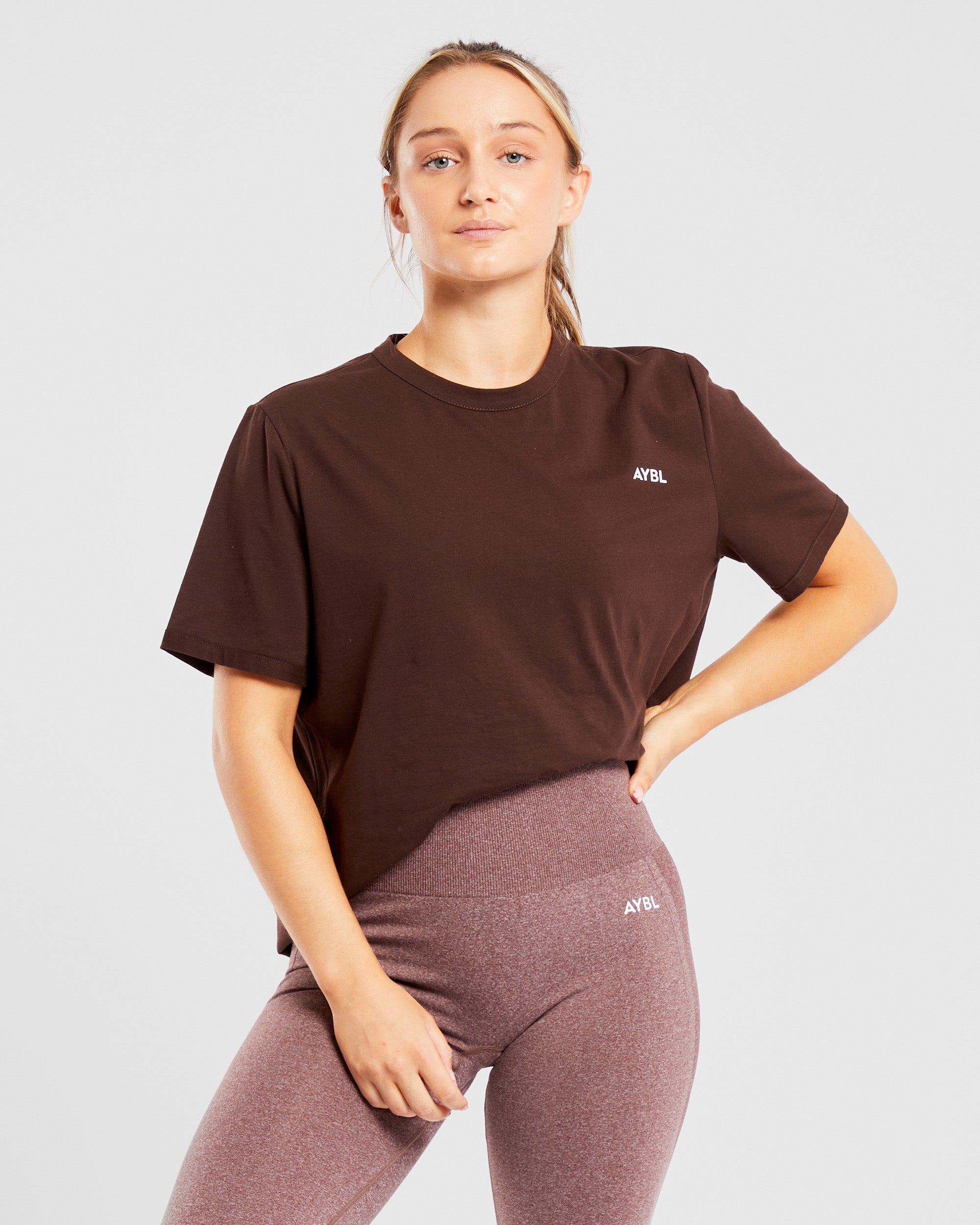 Everyday Relaxed T Shirt - Brown