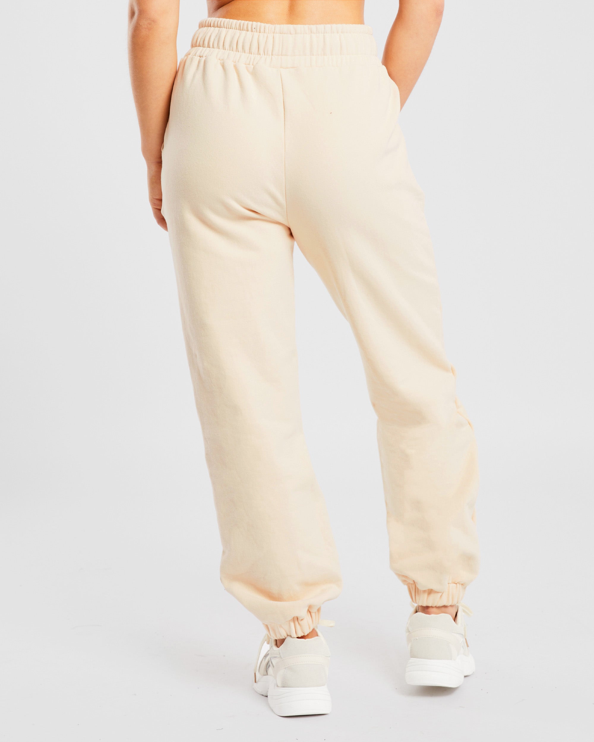 Pantalon de jogging décontracté de tous les jours - Crème