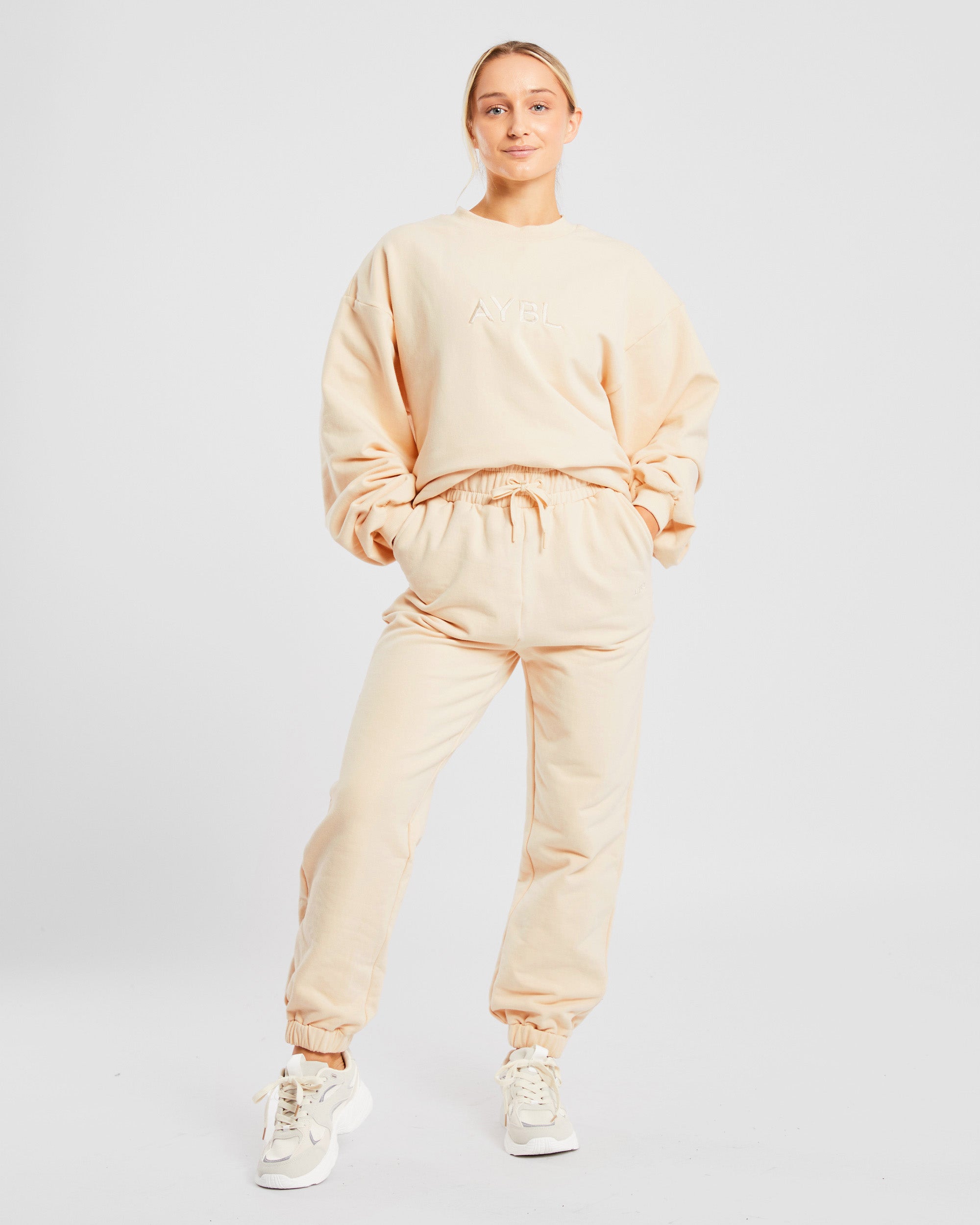 Everyday Relaxed Joggers - Cream