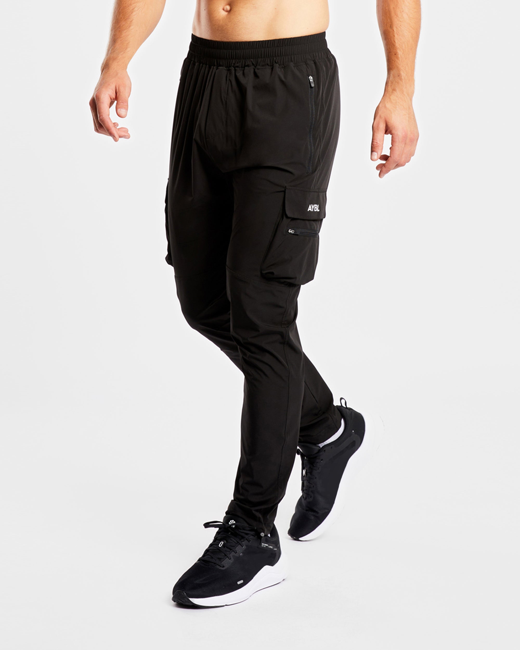 Sport-Cargohose – Schwarz