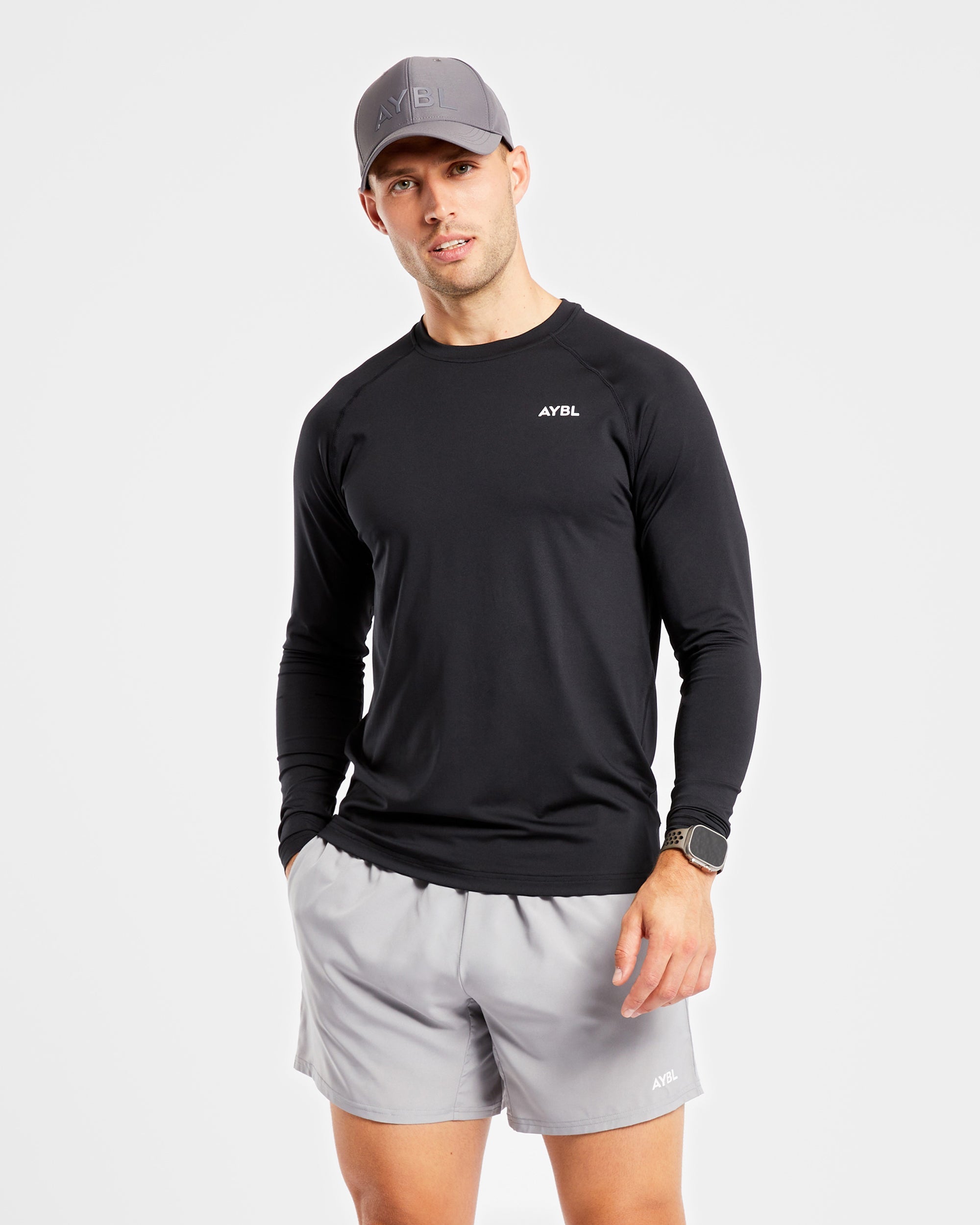 Essential Long Sleeve T Shirt - Black