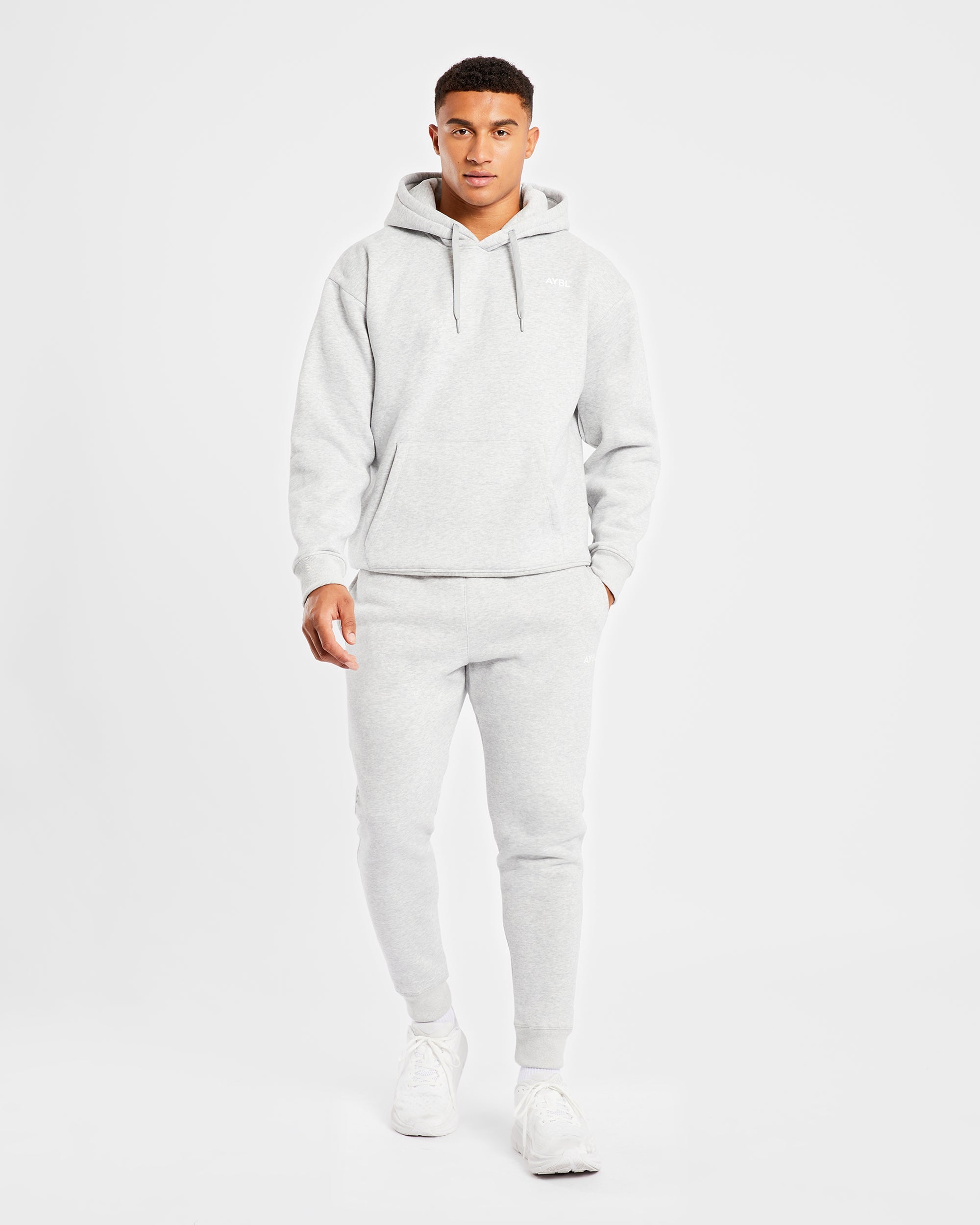 Essential Hoodie – Grau meliert