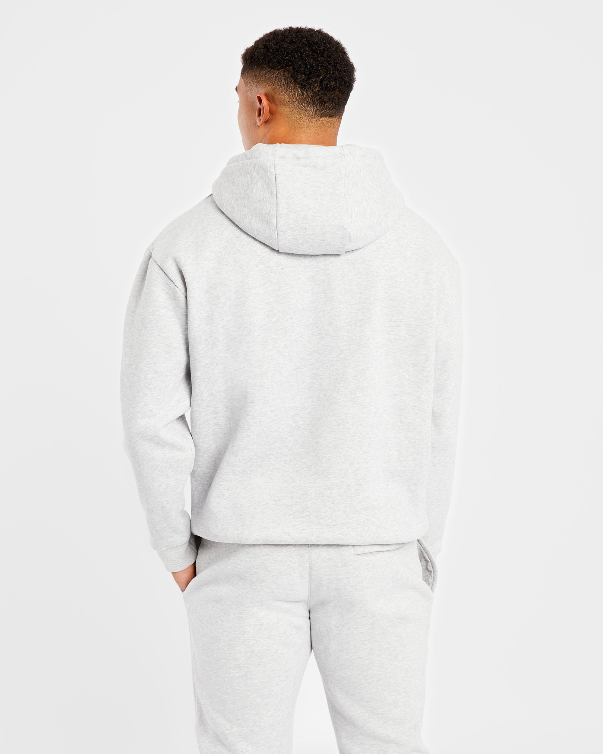 Essential Hoodie – Grau meliert